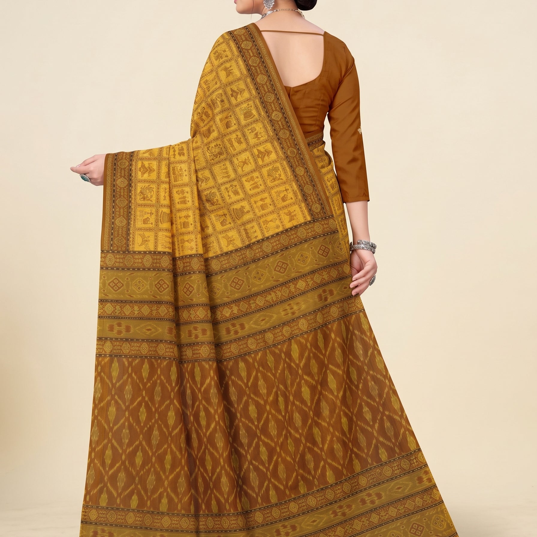 Back pallu