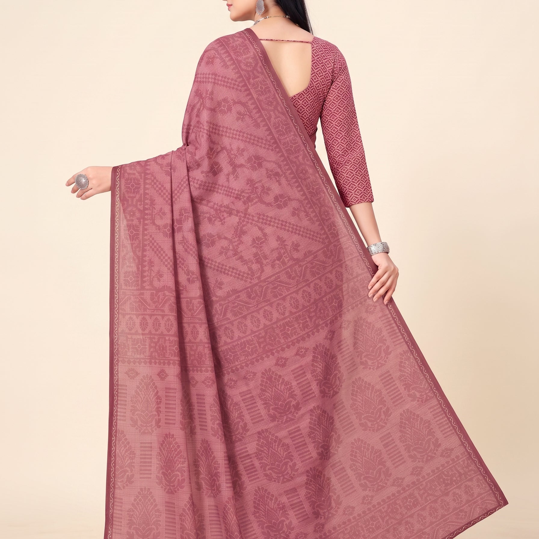 Shared back pallu [sku:KN-68087]