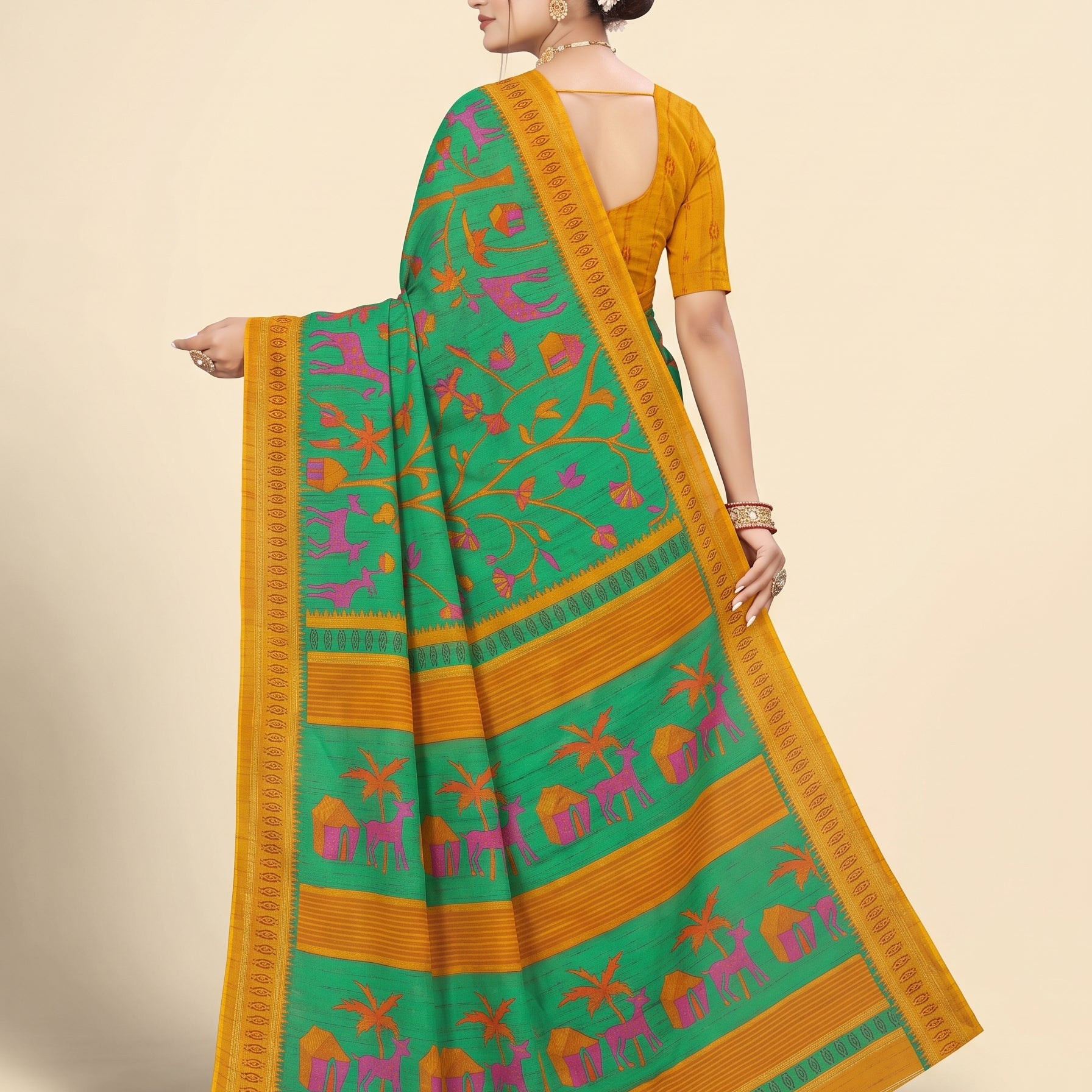 Back pallu [sku:KN-46865]