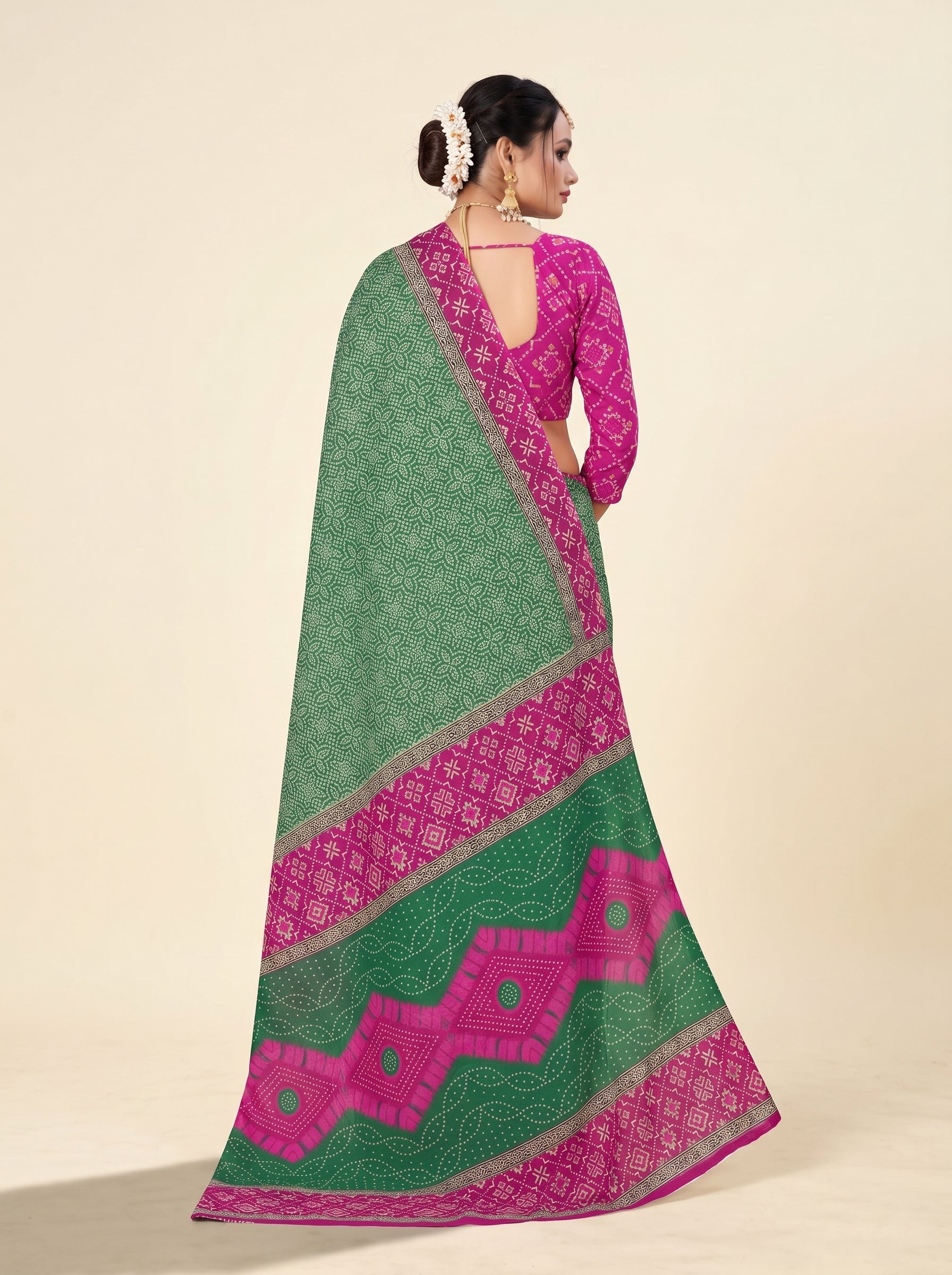 Shared back pallu [sku:KN-64607]