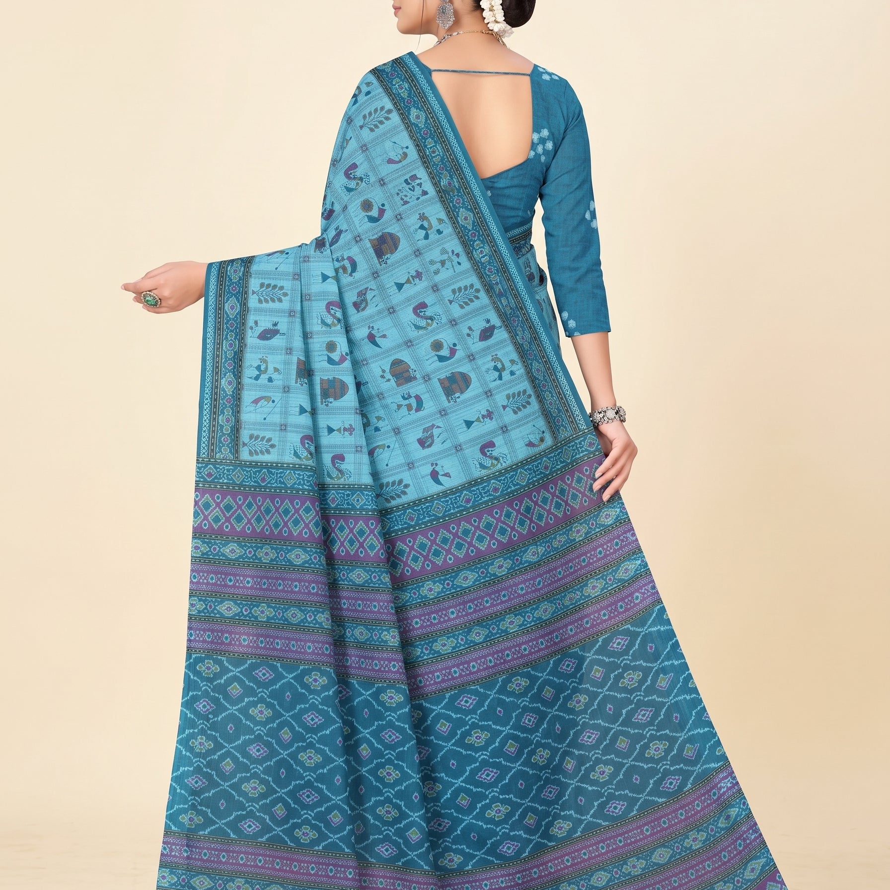 Back pallu