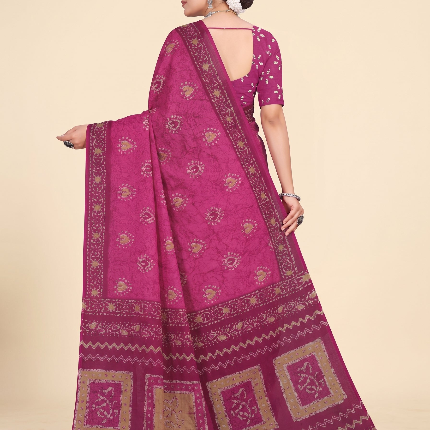 Shared back pallu [sku:KN-67523]