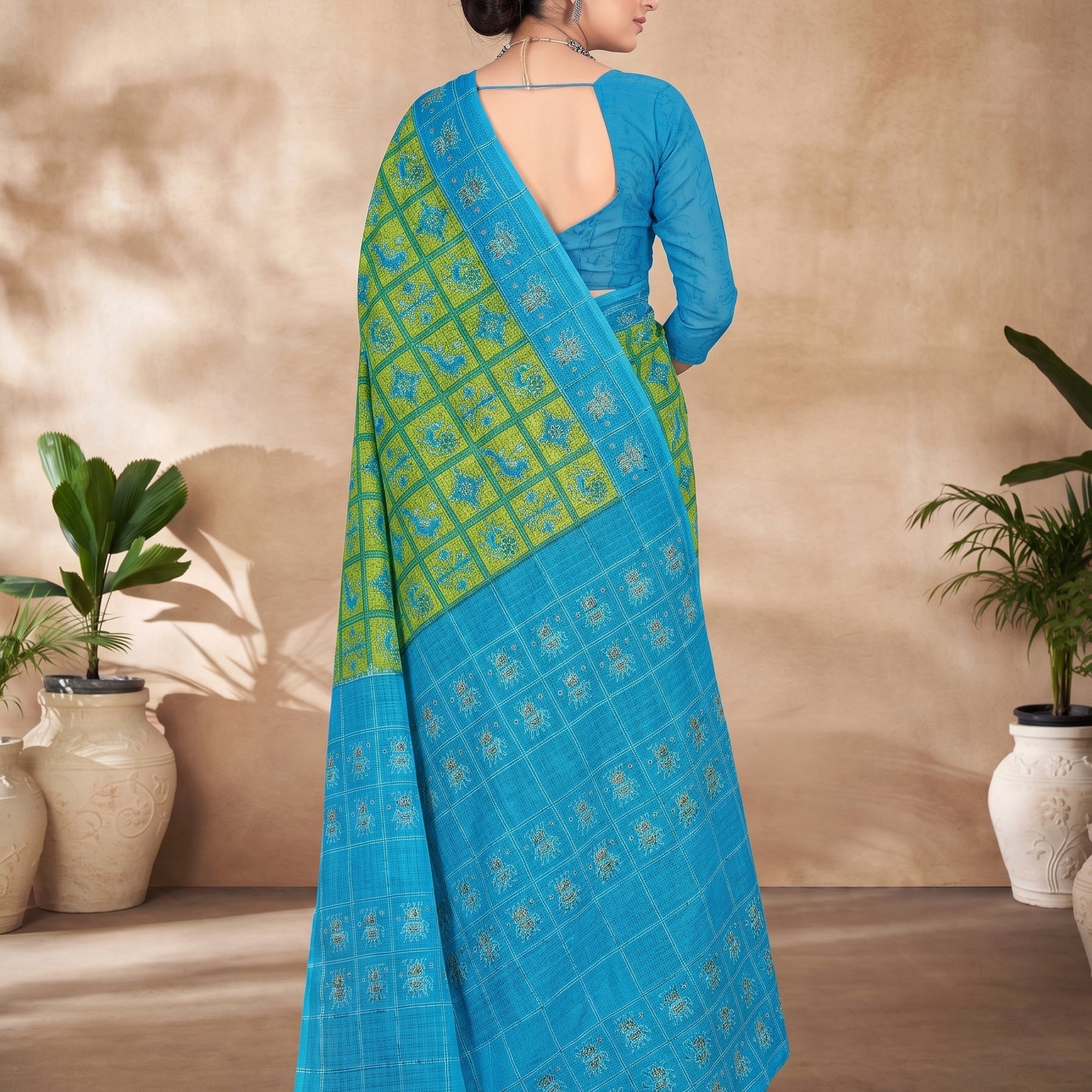 Back pallu