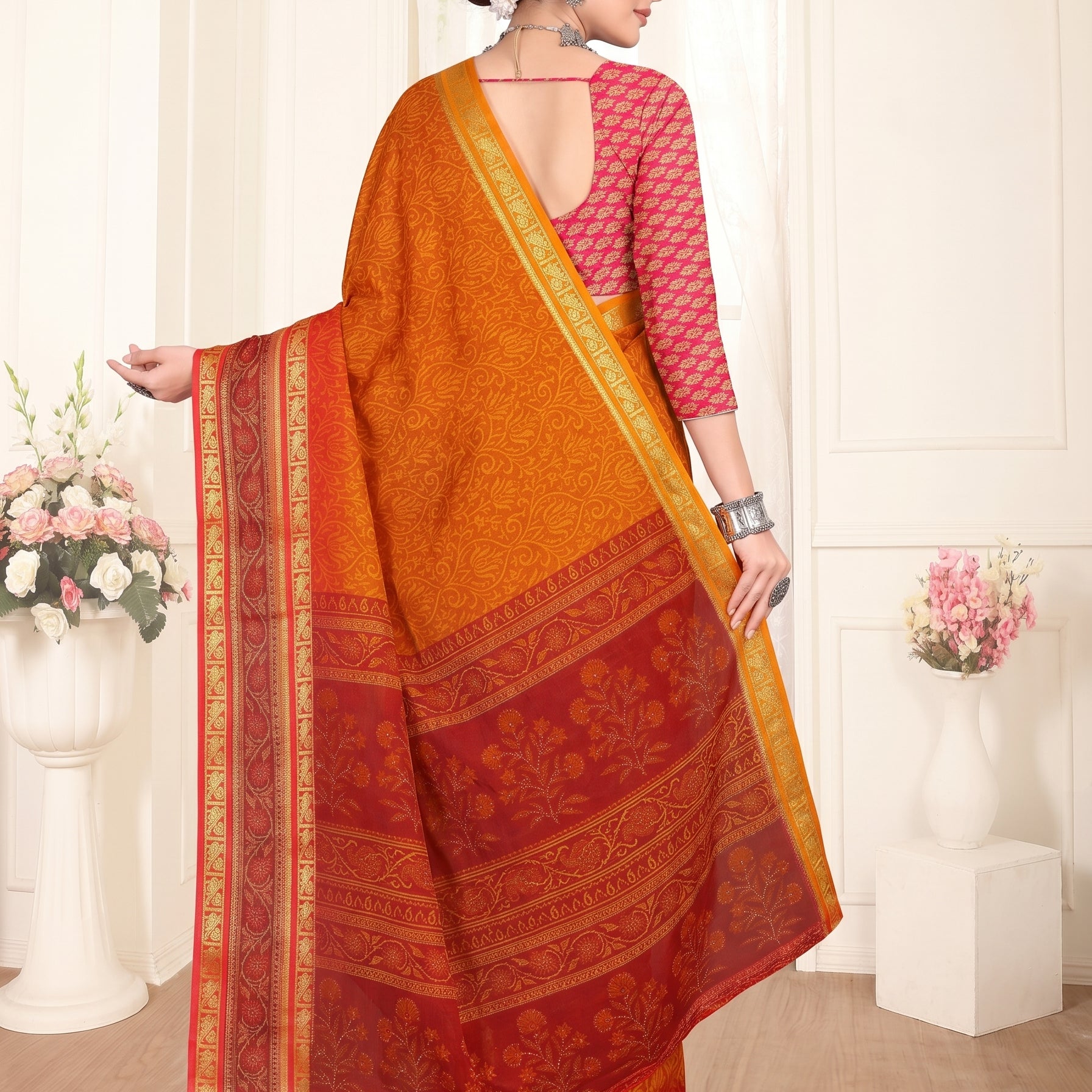 Back pallu
