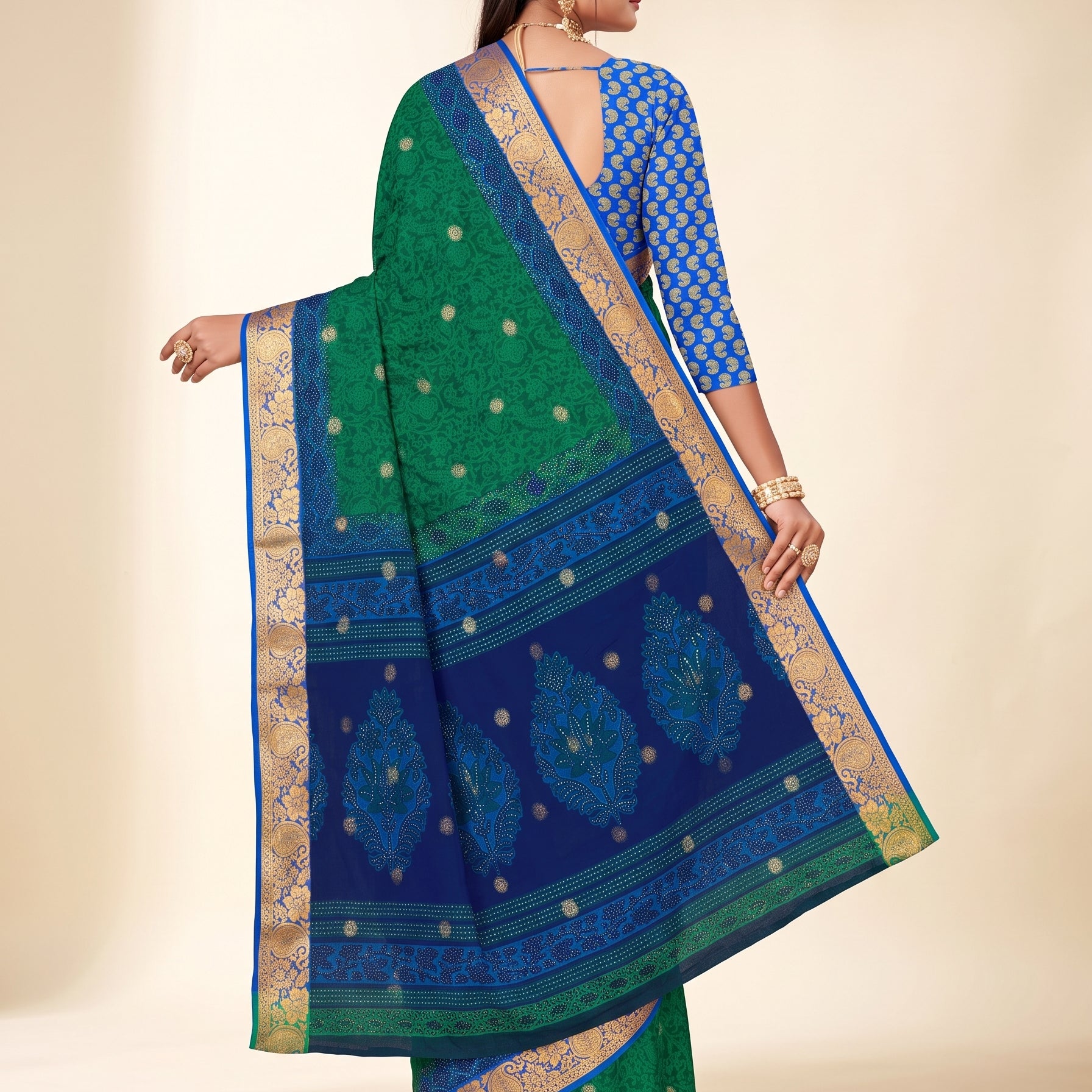 Back pallu [sku:KN-66898]