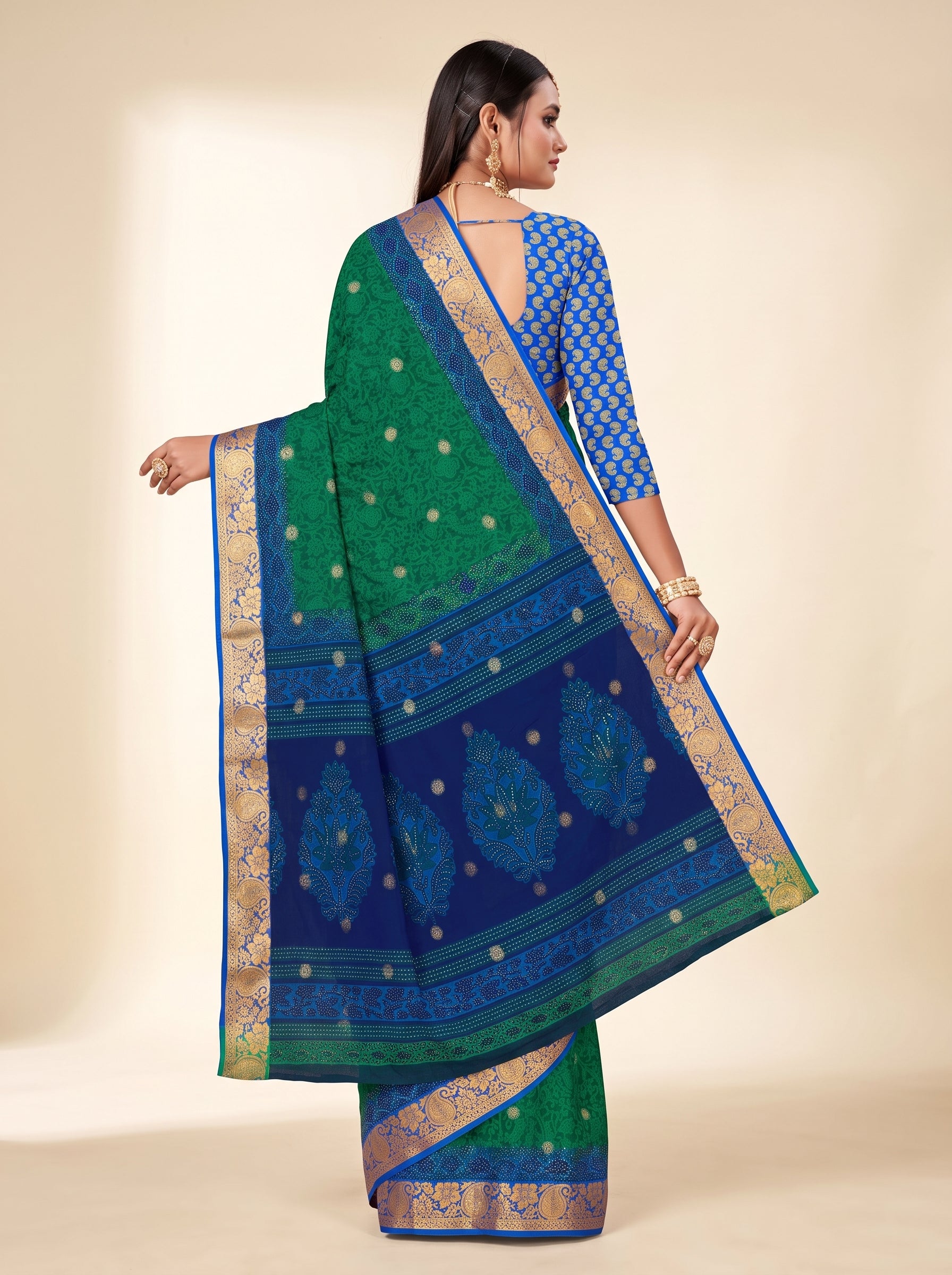 Back pallu [sku:KN-66898]