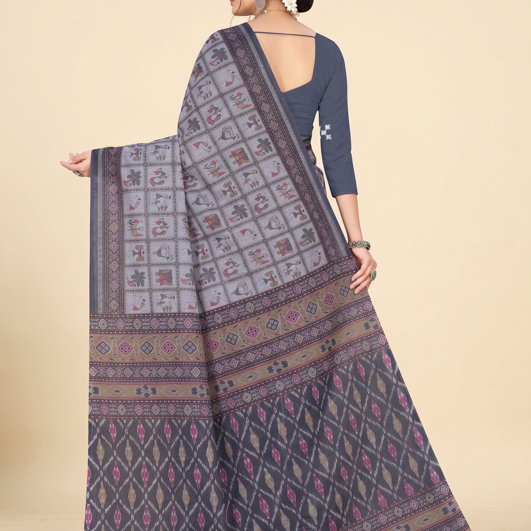 Back pallu