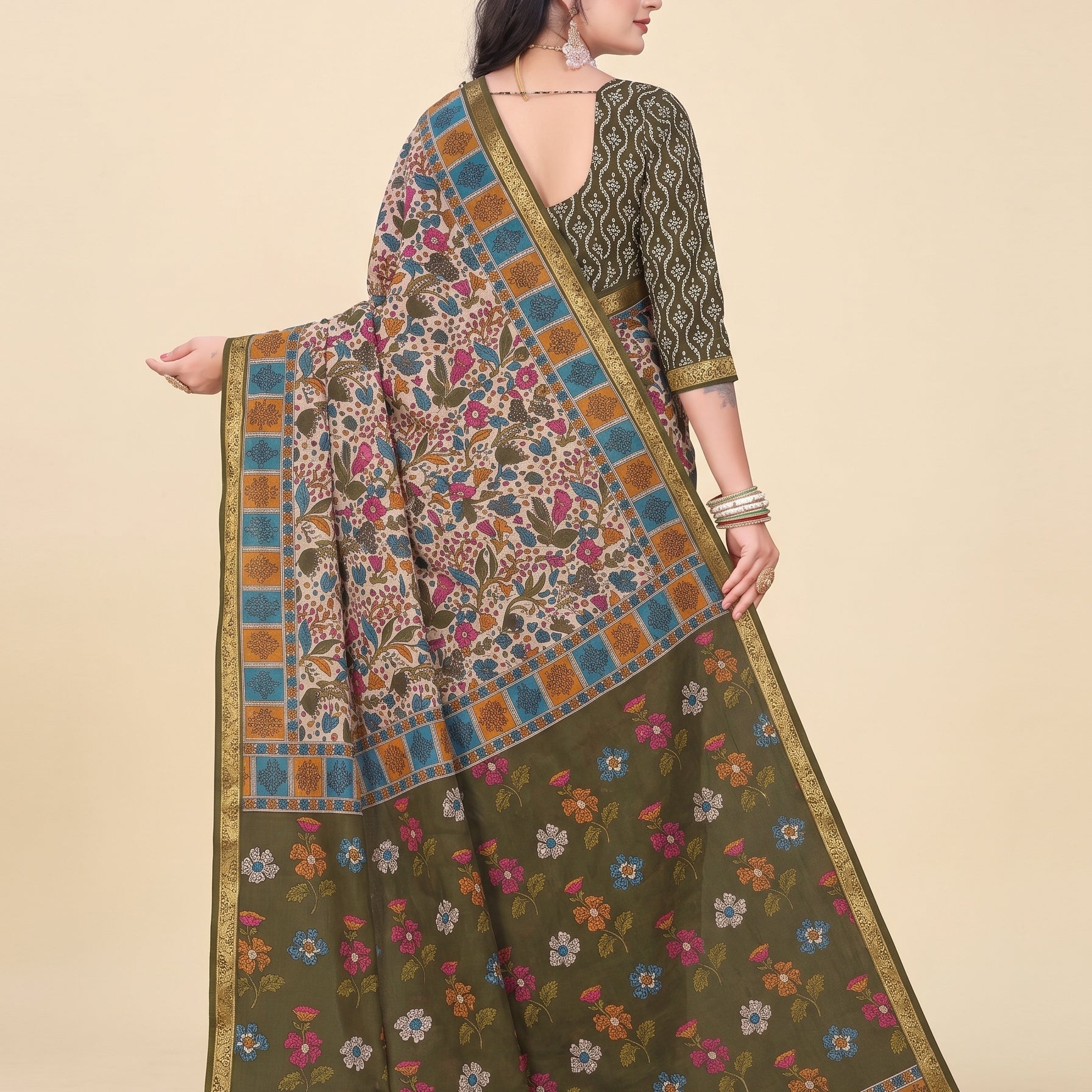 Shared back pallu [sku:JA 14300]