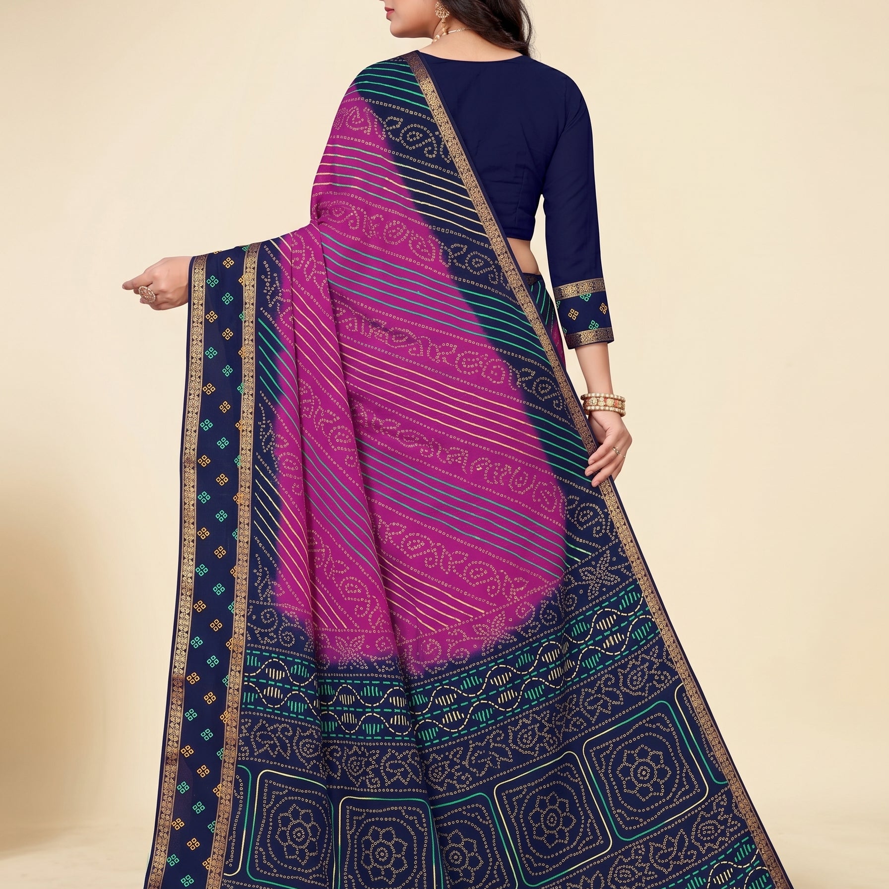Back pallu