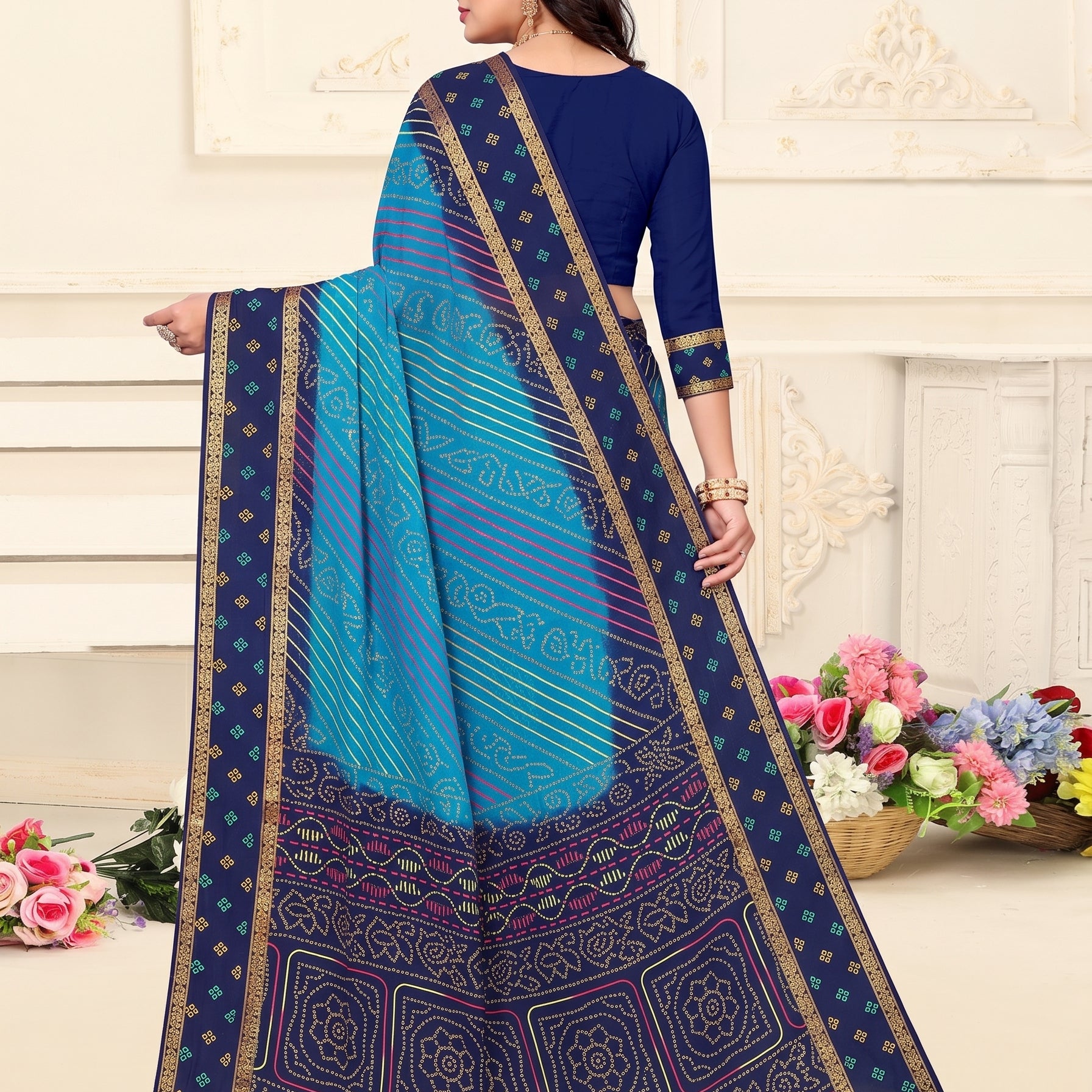 Back pallu