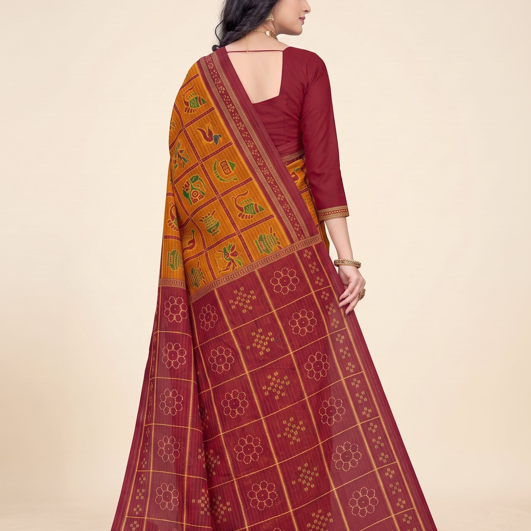 Back pallu [sku:BV-25027]