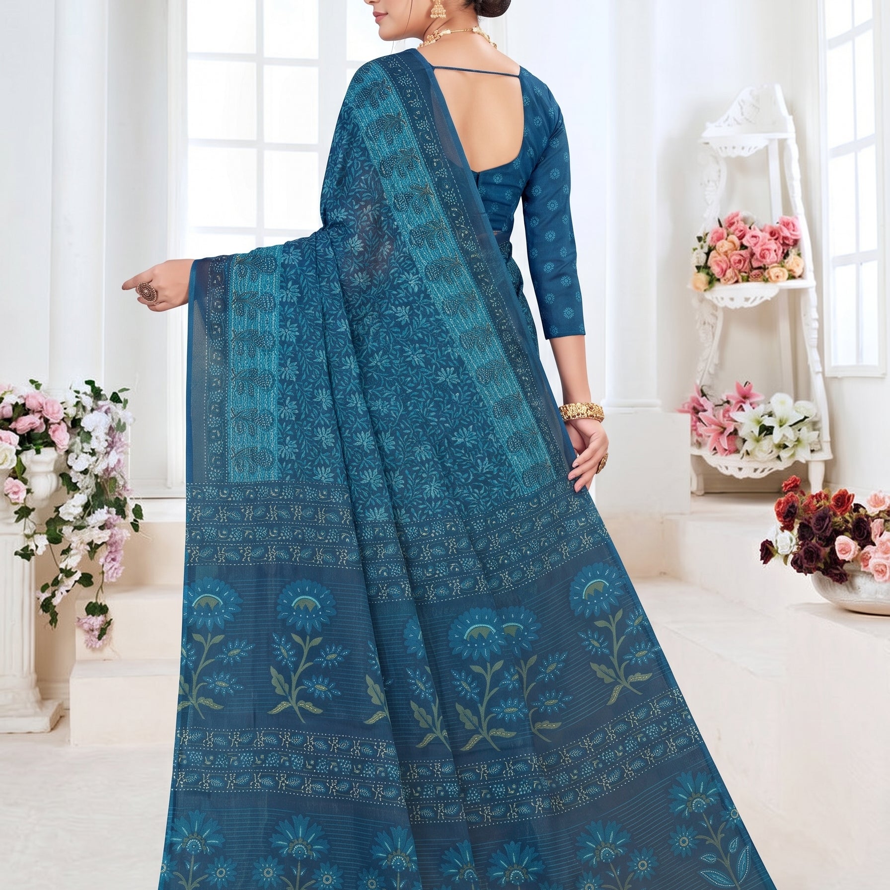 Back pallu