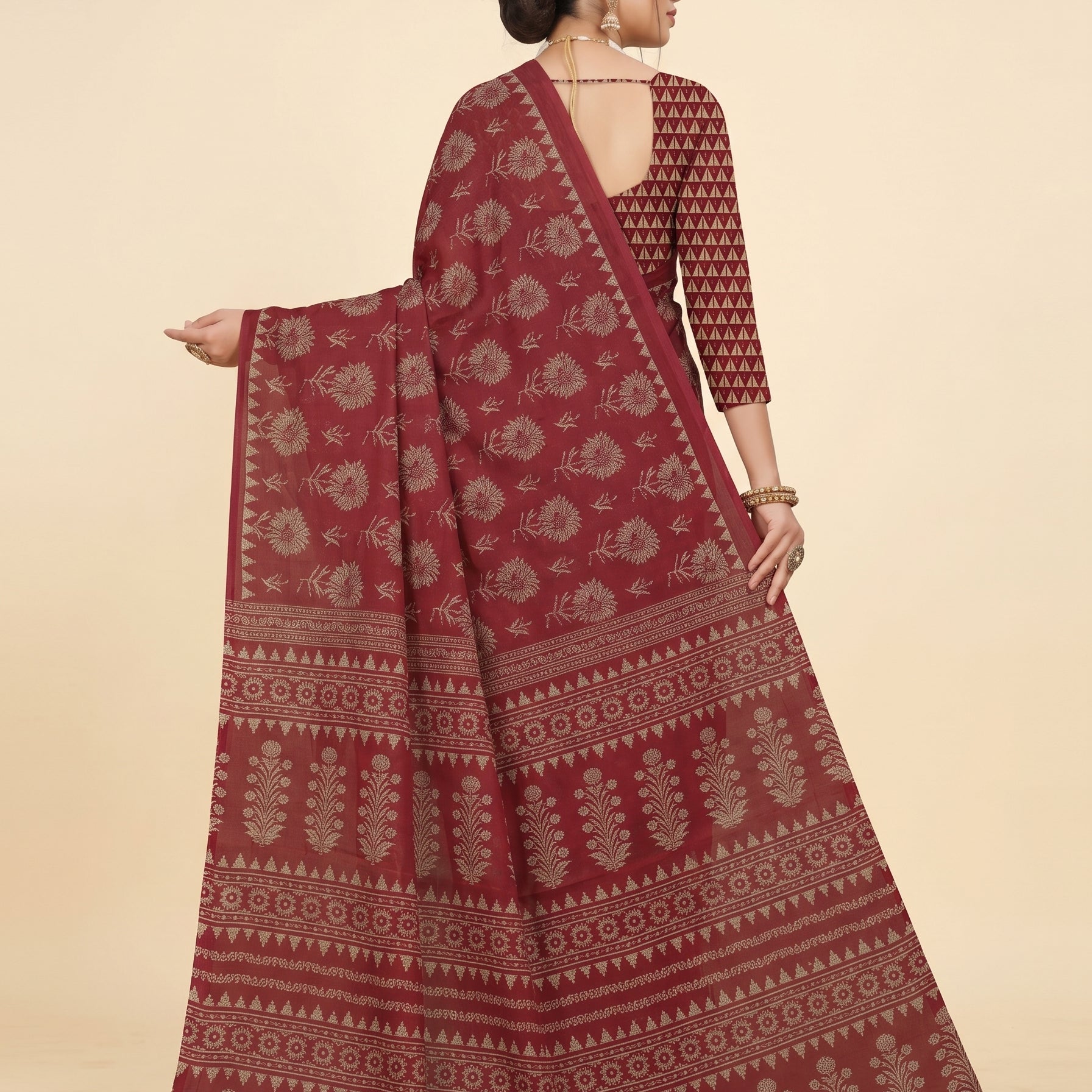 Back pallu