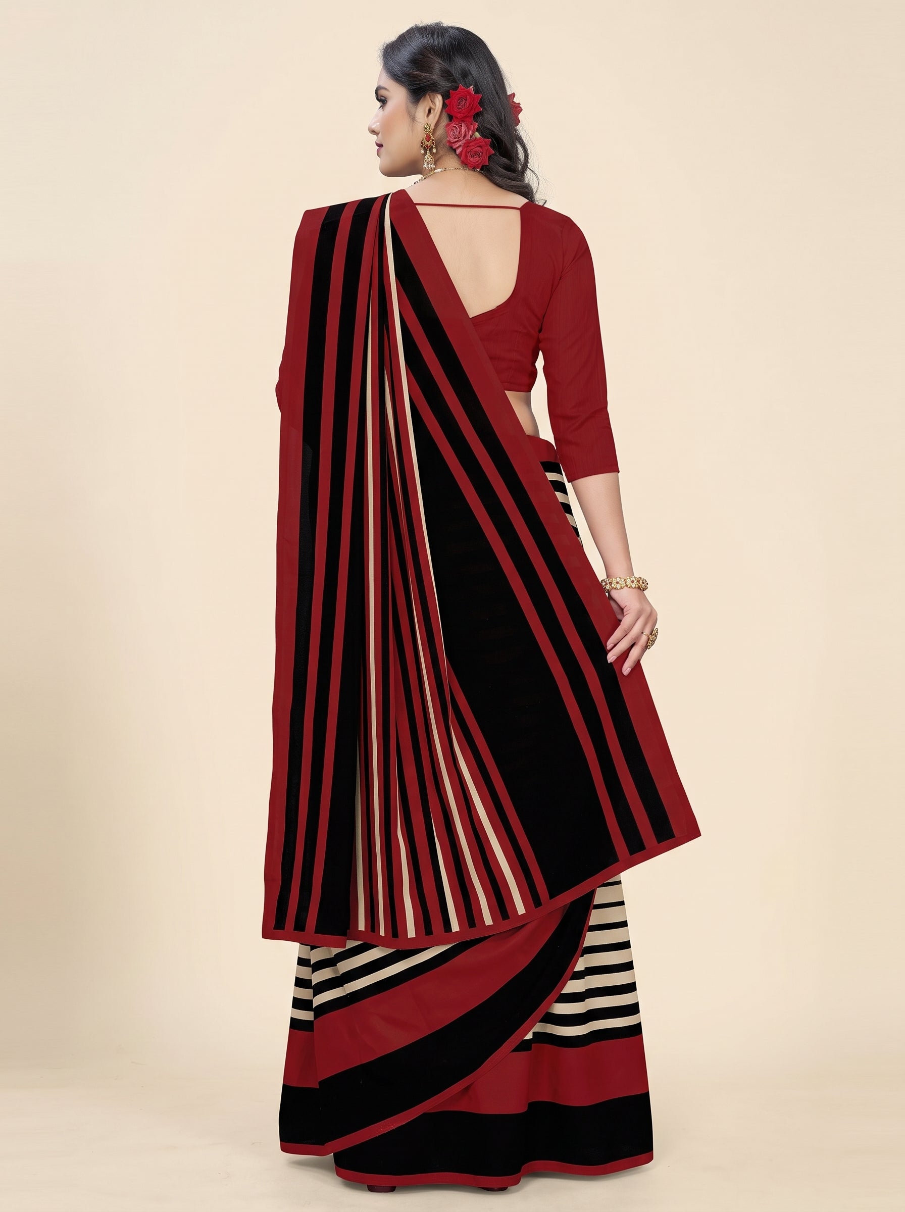 Shared back pallu [sku:BV-23729]