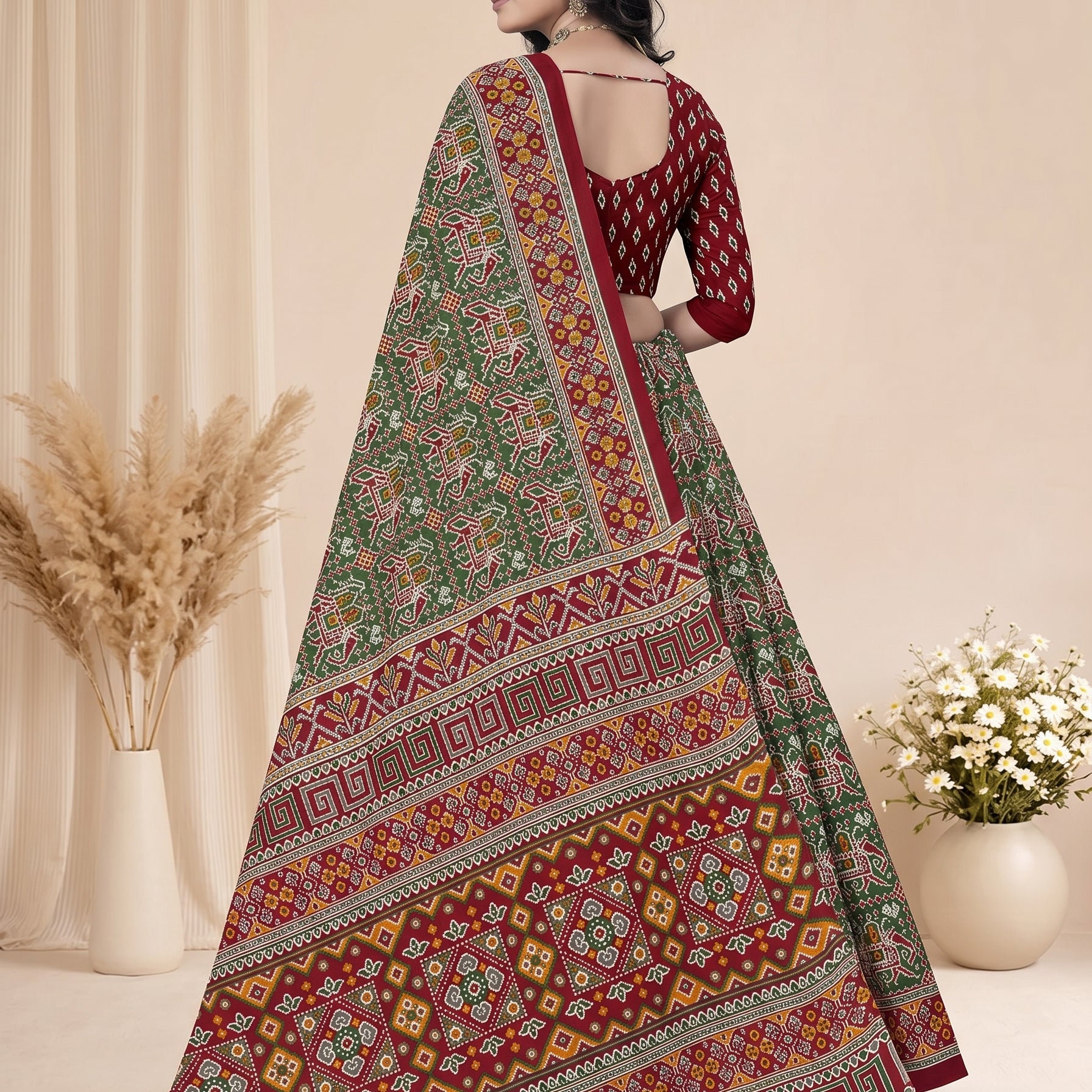 Back pallu [sku:BV-23309]