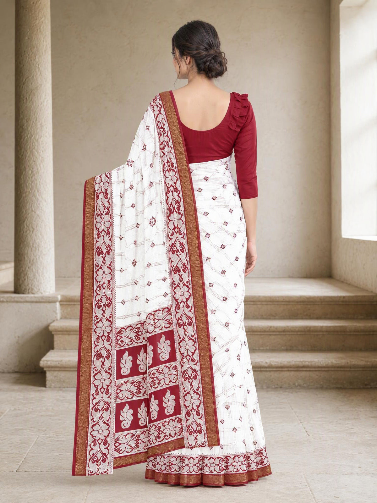Back pallu [sku:BV-17609A]