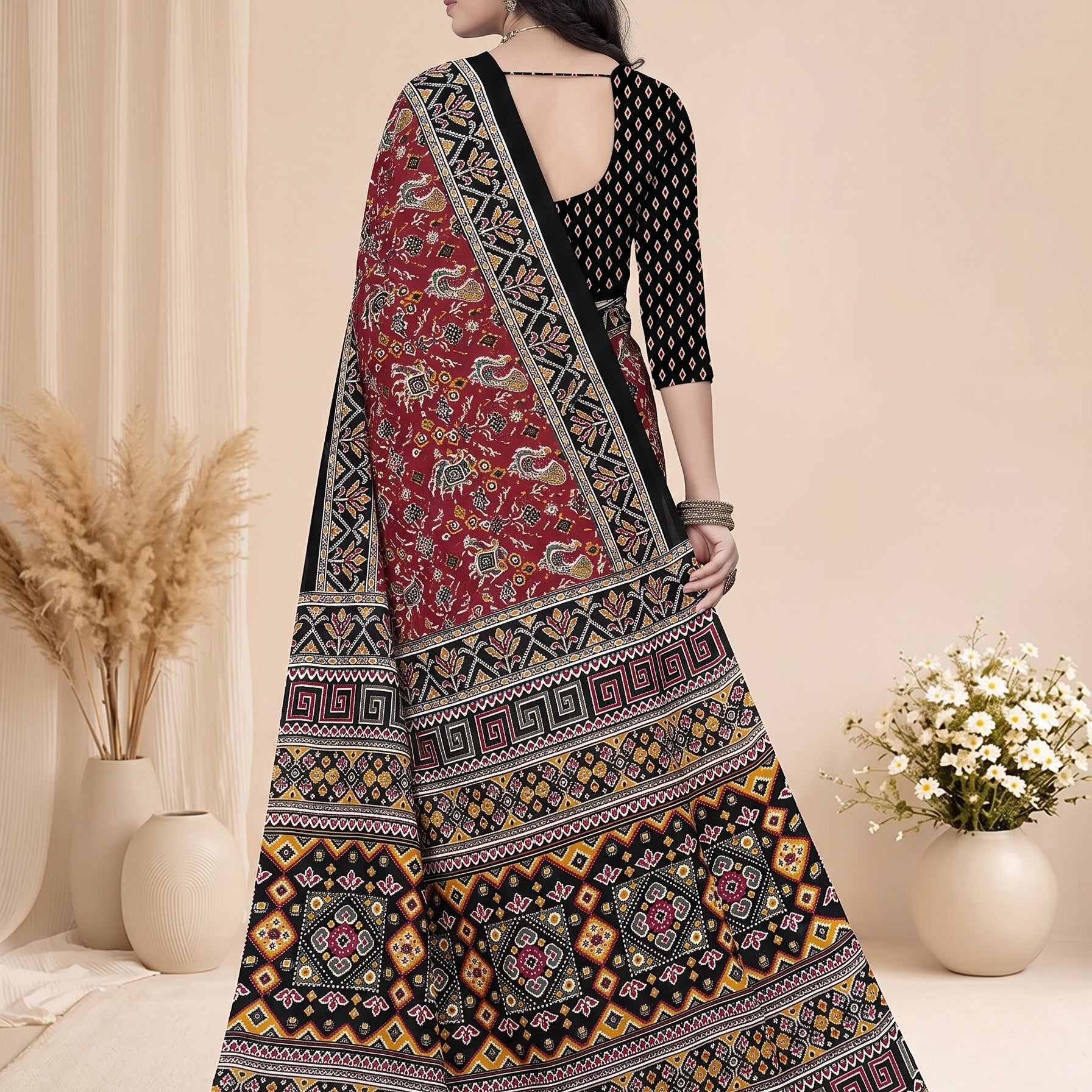 Back pallu [sku:BV-23312]