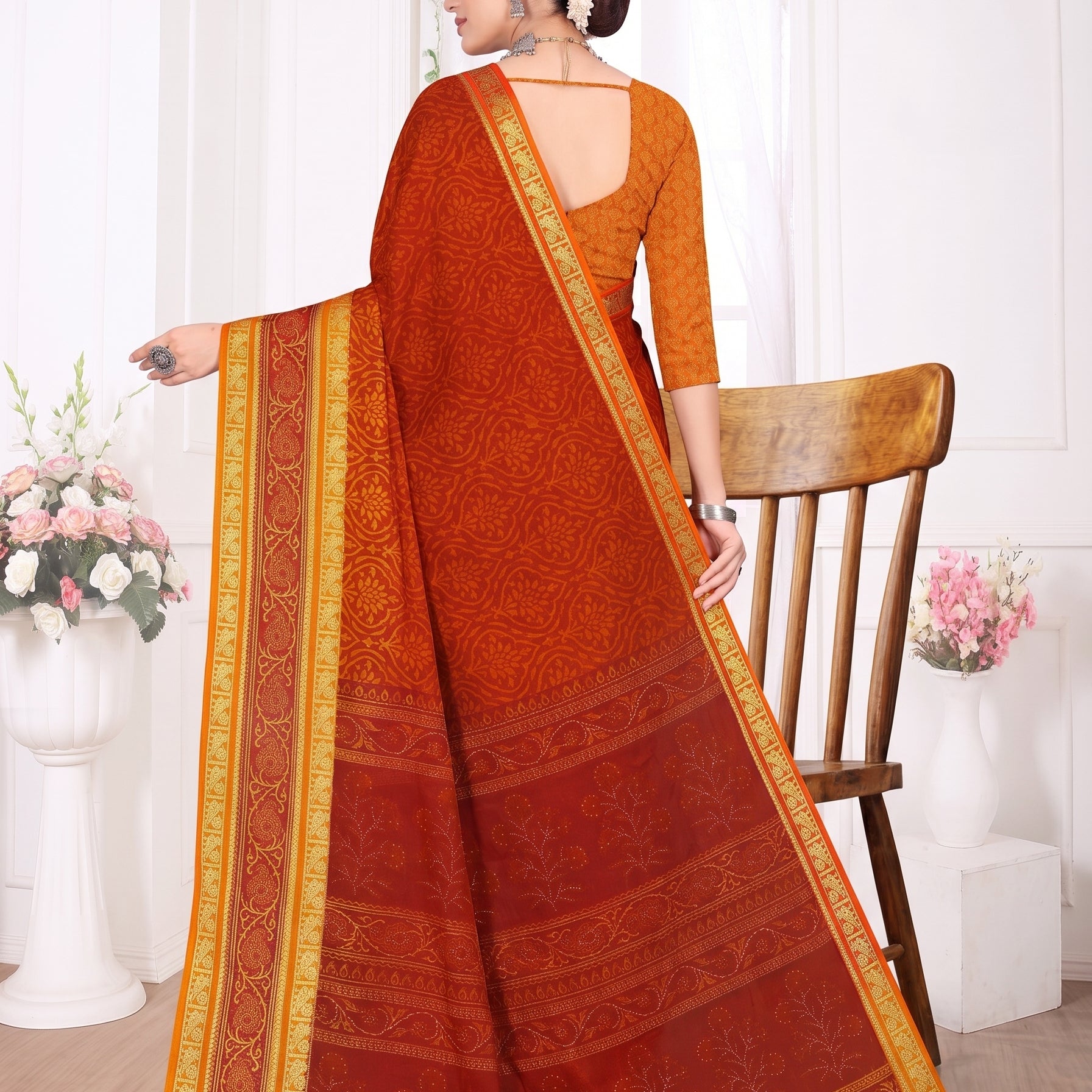 Back pallu