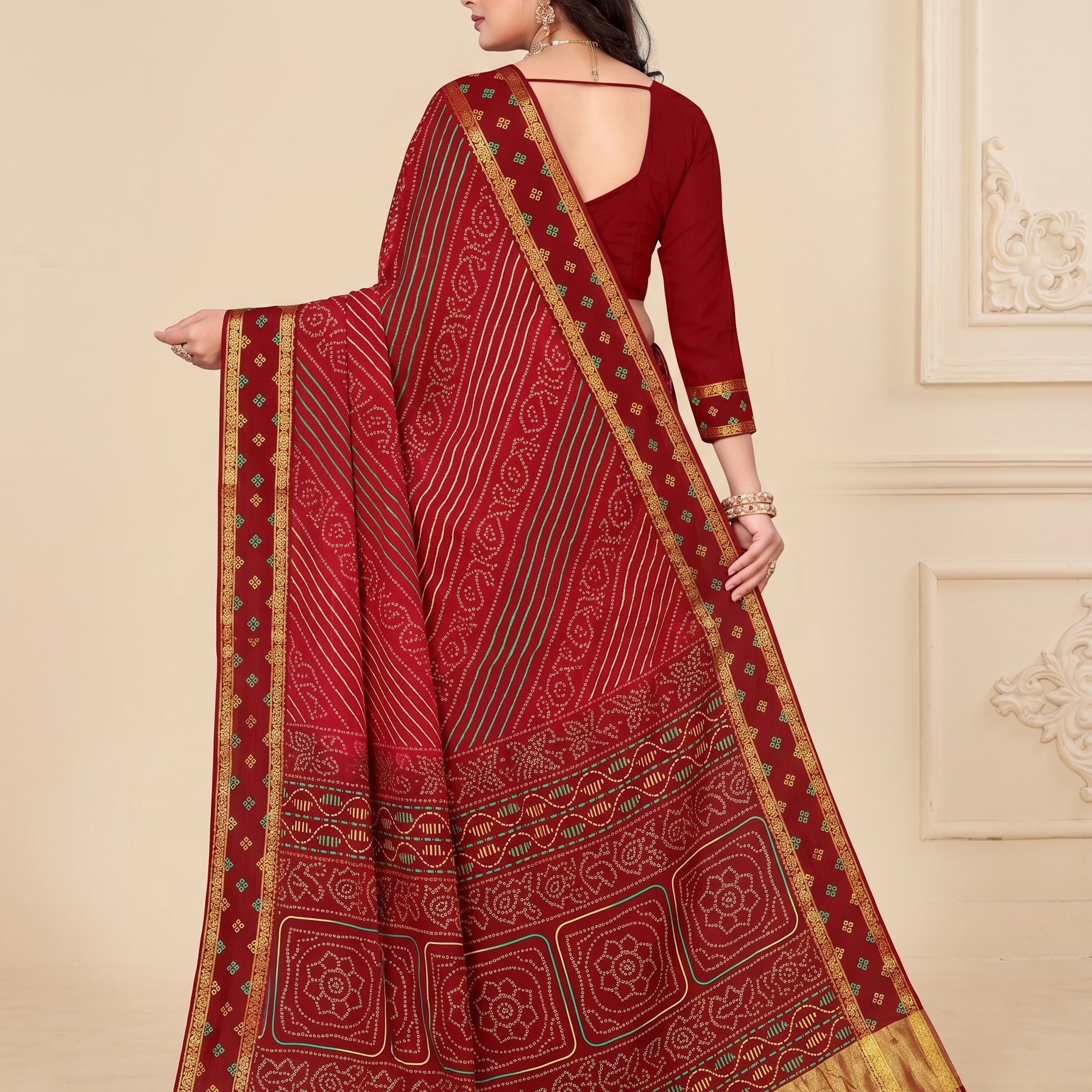 Back pallu