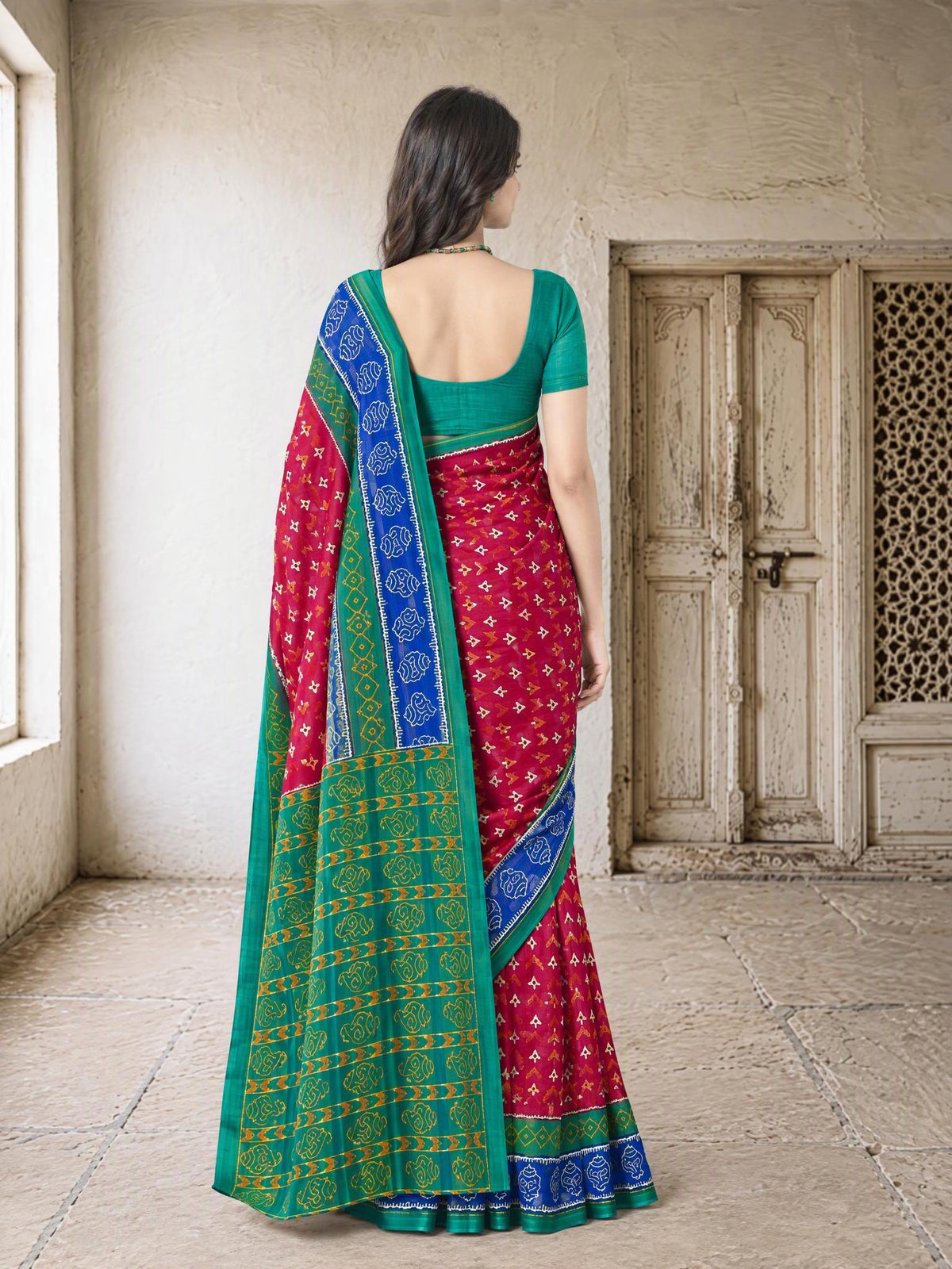 Shared back pallu [sku:D.NO.61109]