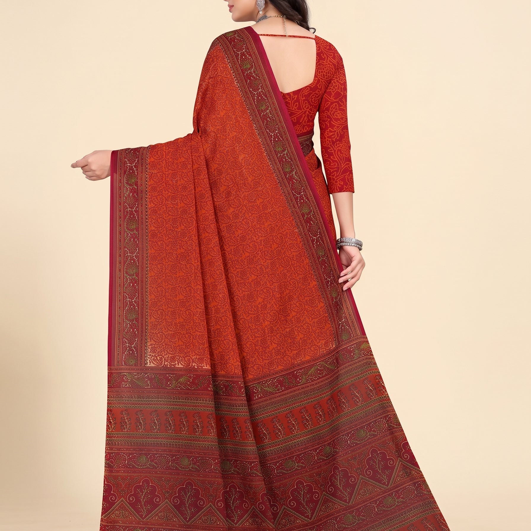 Shared back pallu [sku:KN-67655]