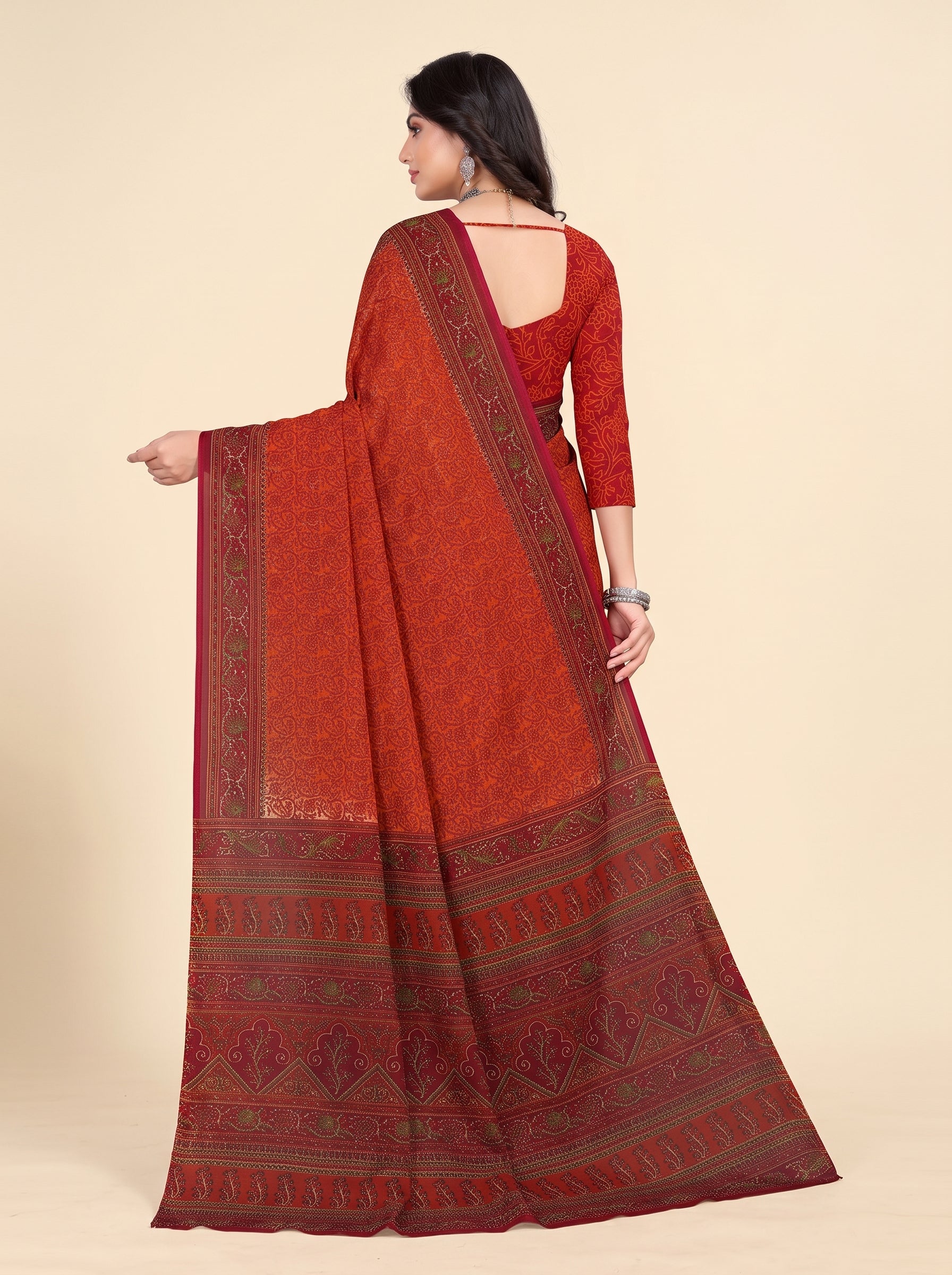 Shared back pallu [sku:KN-67655]