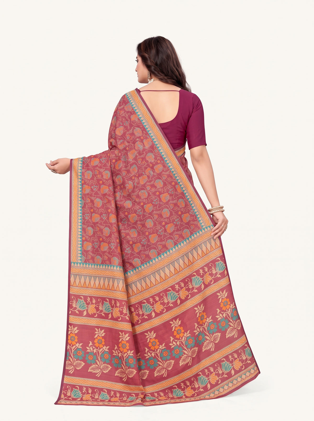Shared back pallu [sku:KN-71399]