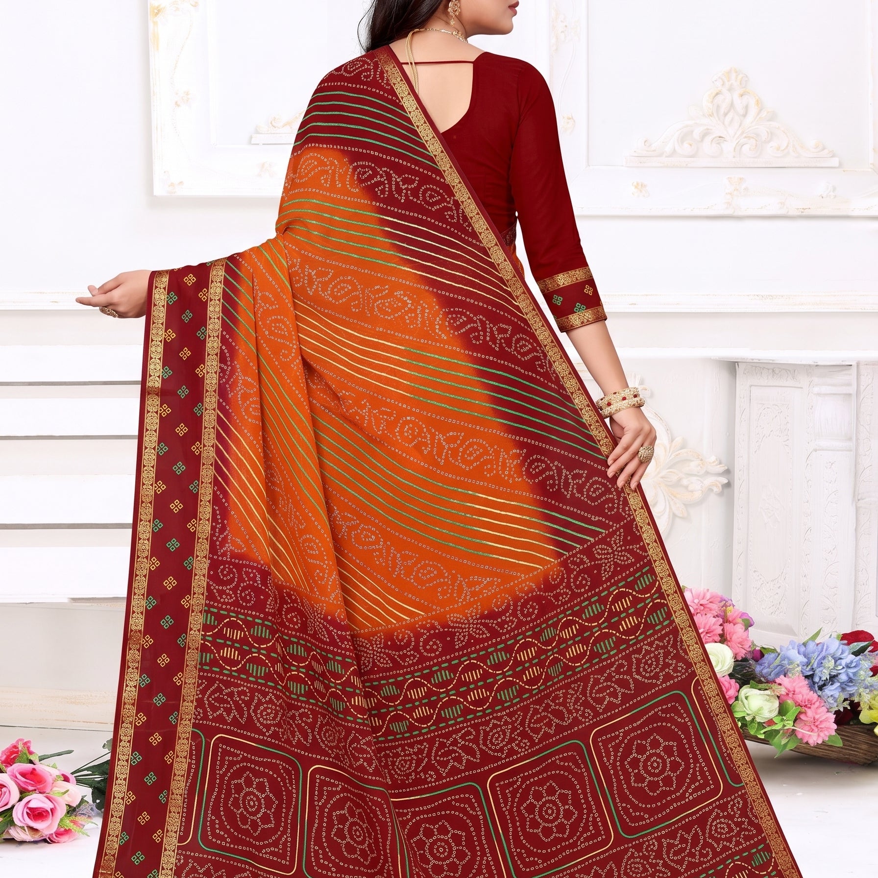 Back pallu