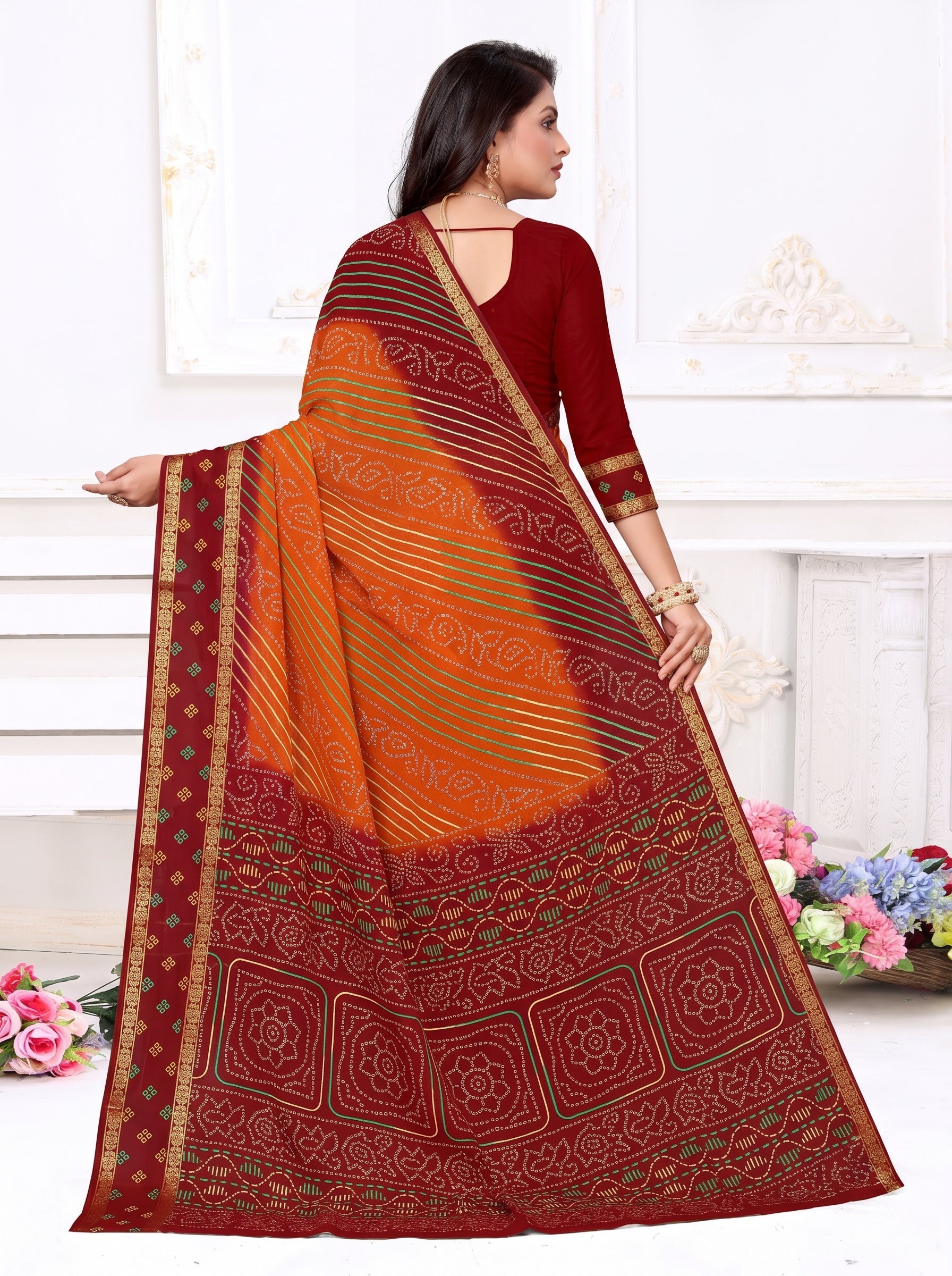 Back pallu