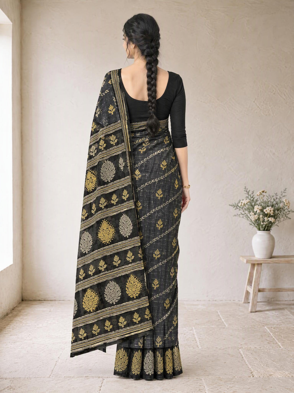 Back pallu [sku:BV-22267]
