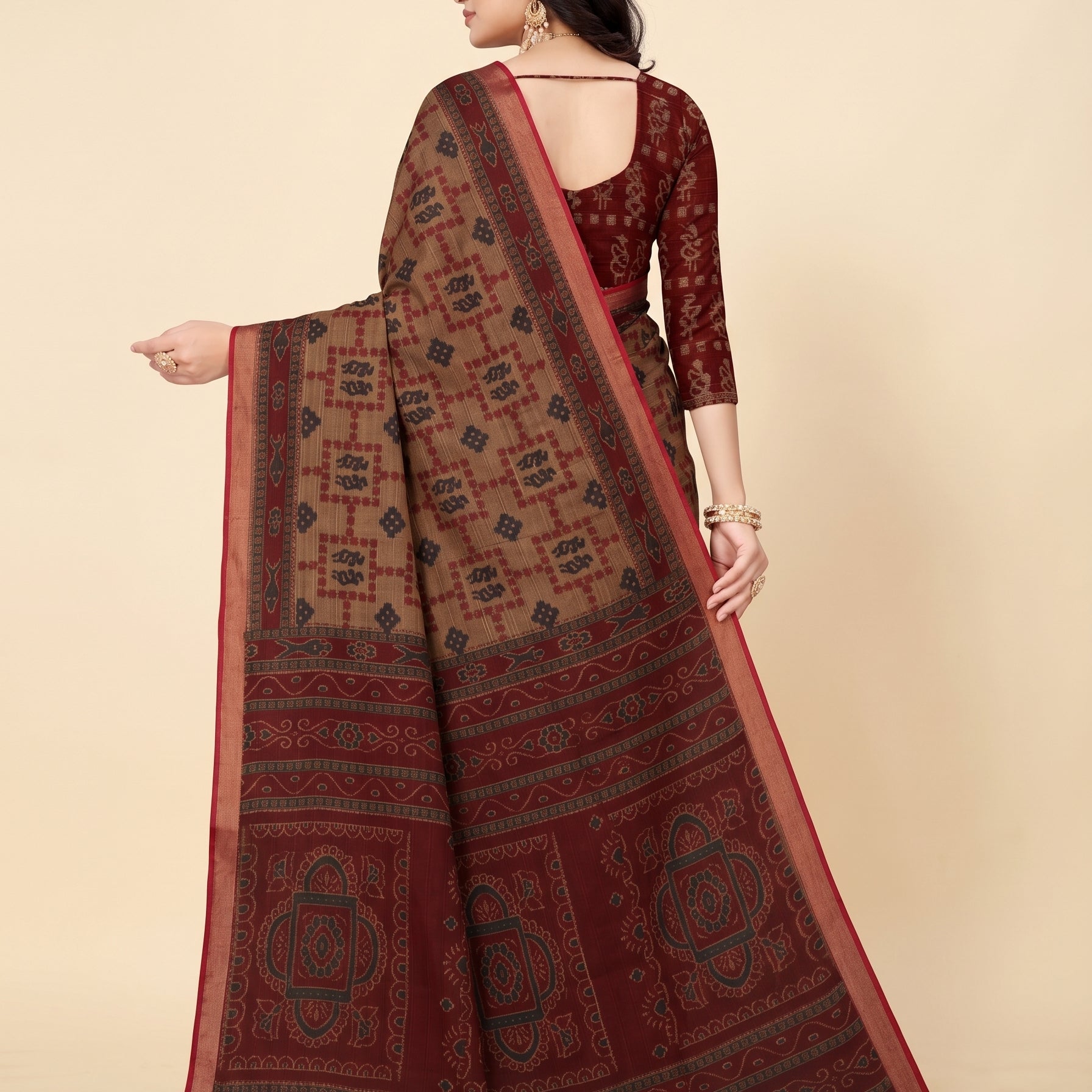 Back pallu