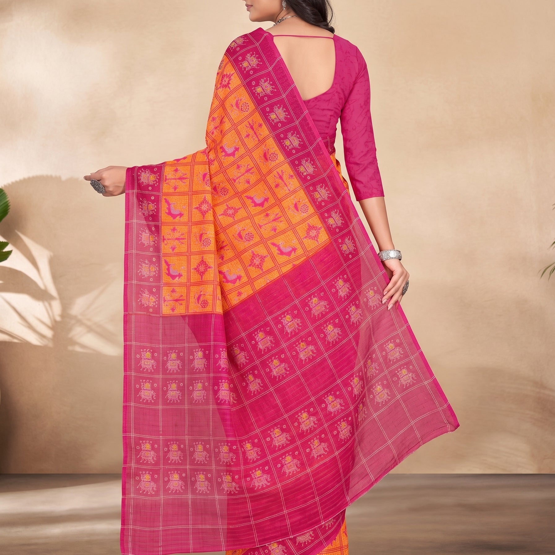 Back pallu