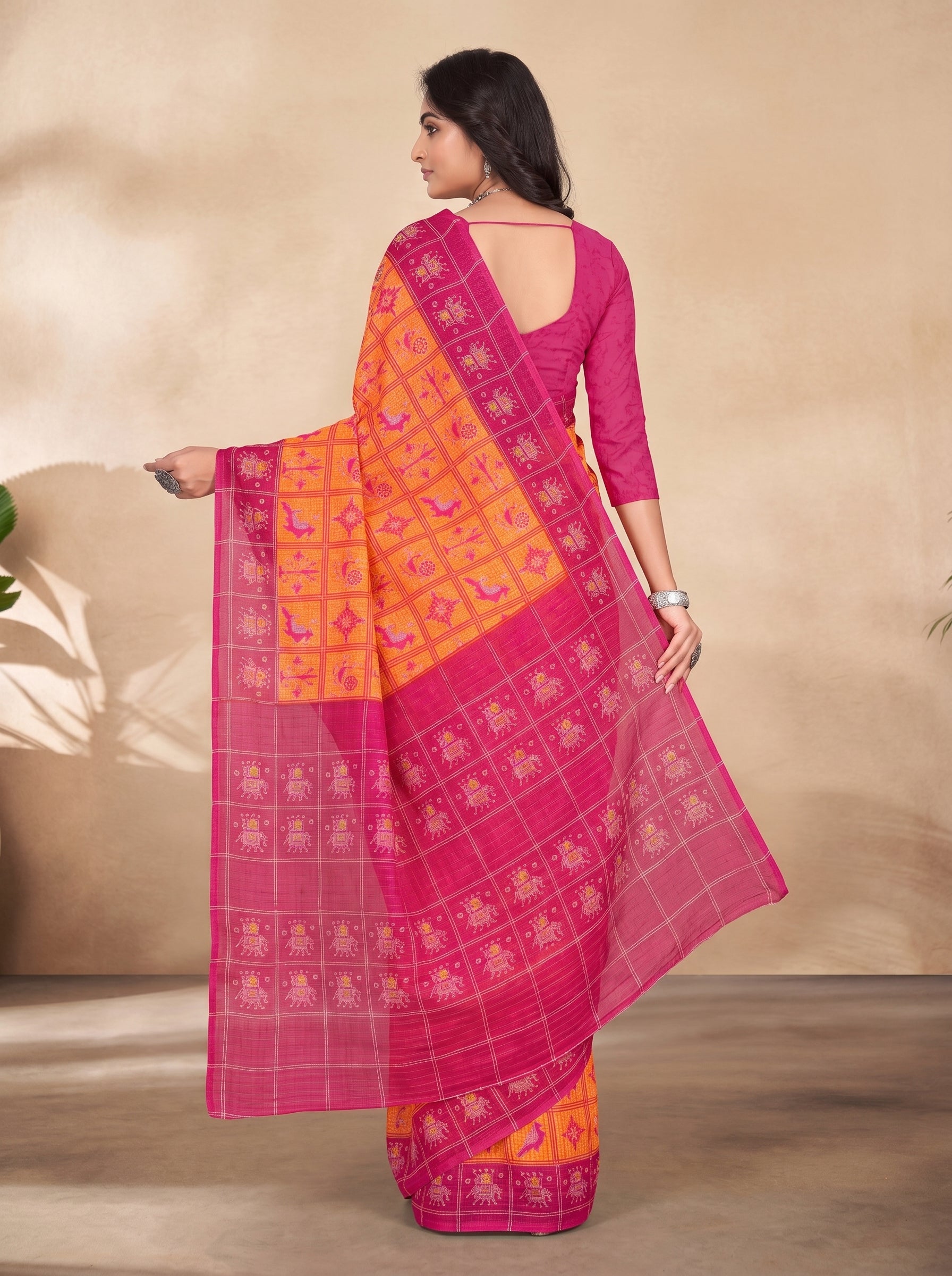 Back pallu