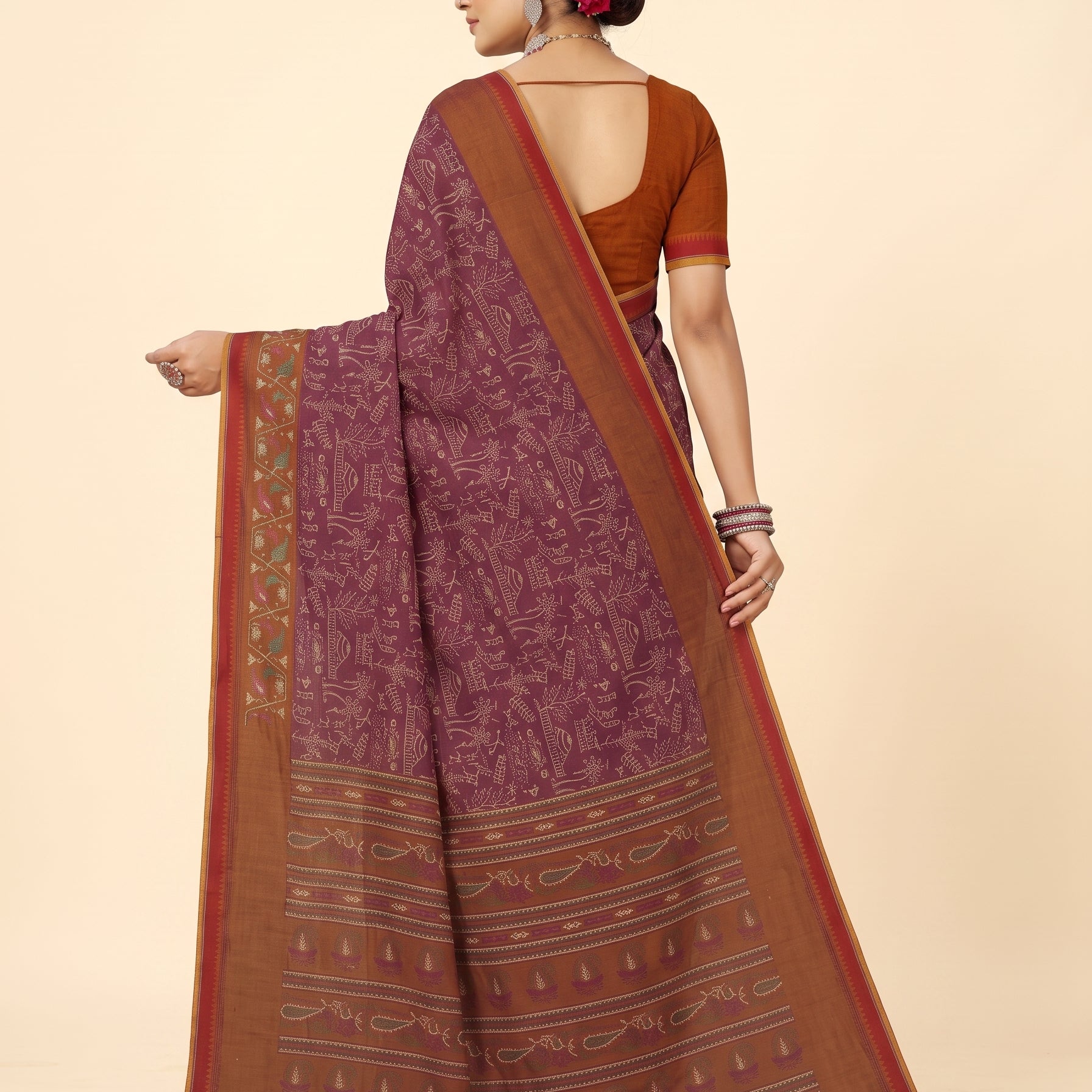 Back pallu [sku:D.NO.60766]
