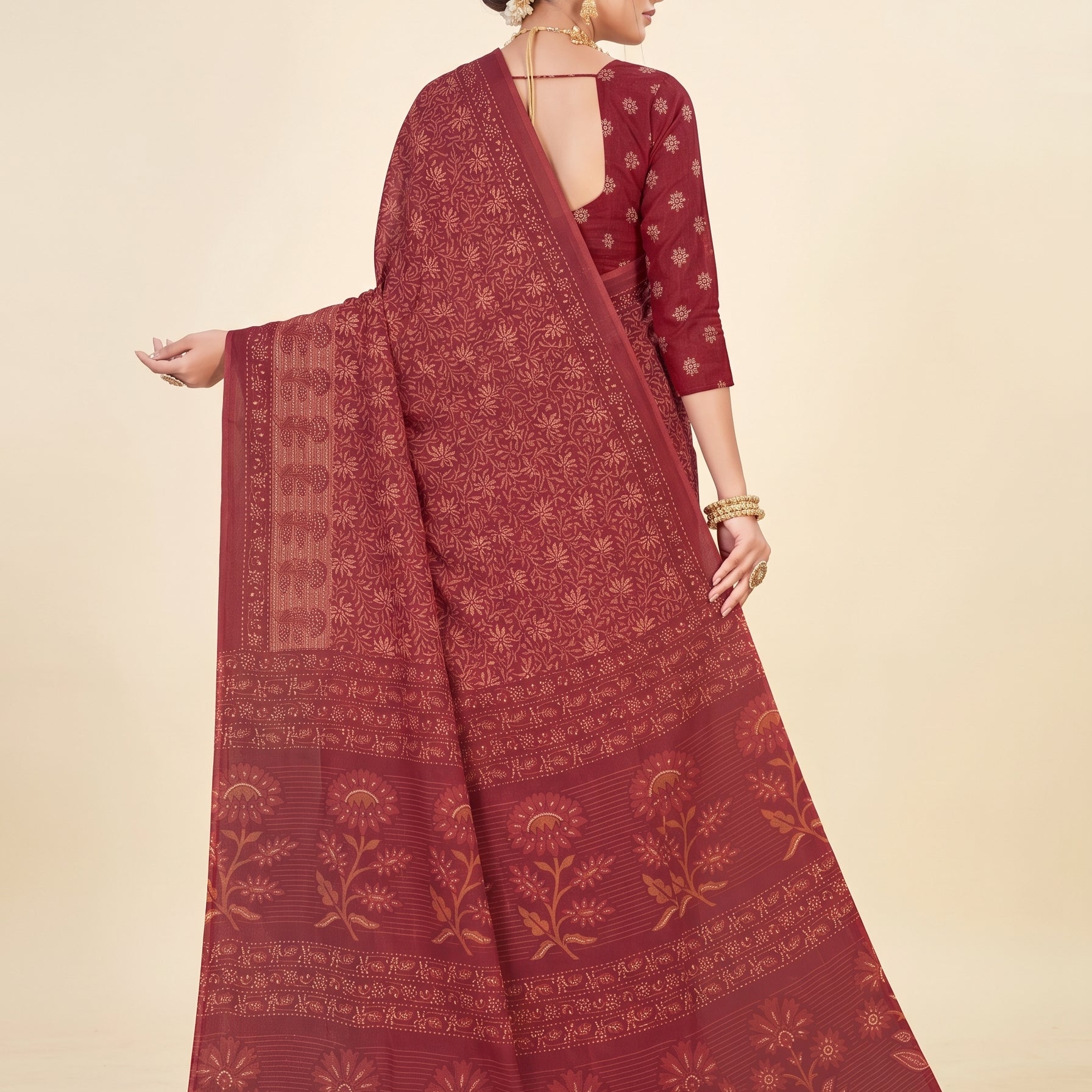 Back pallu
