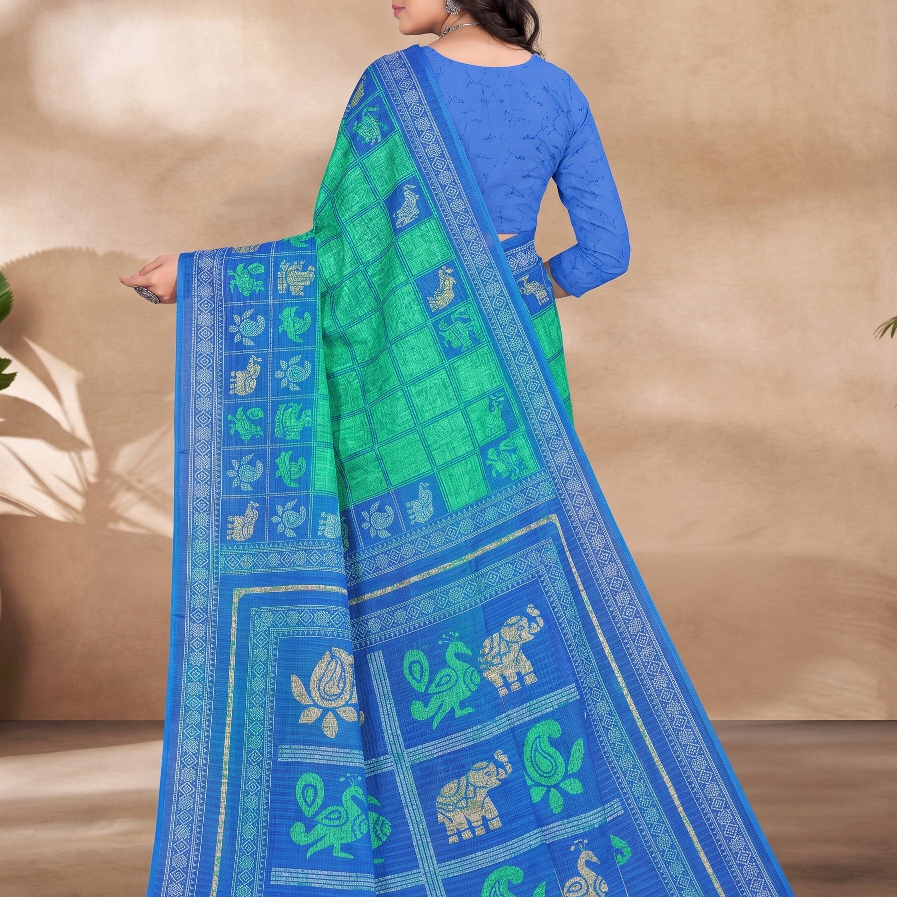 Back pallu
