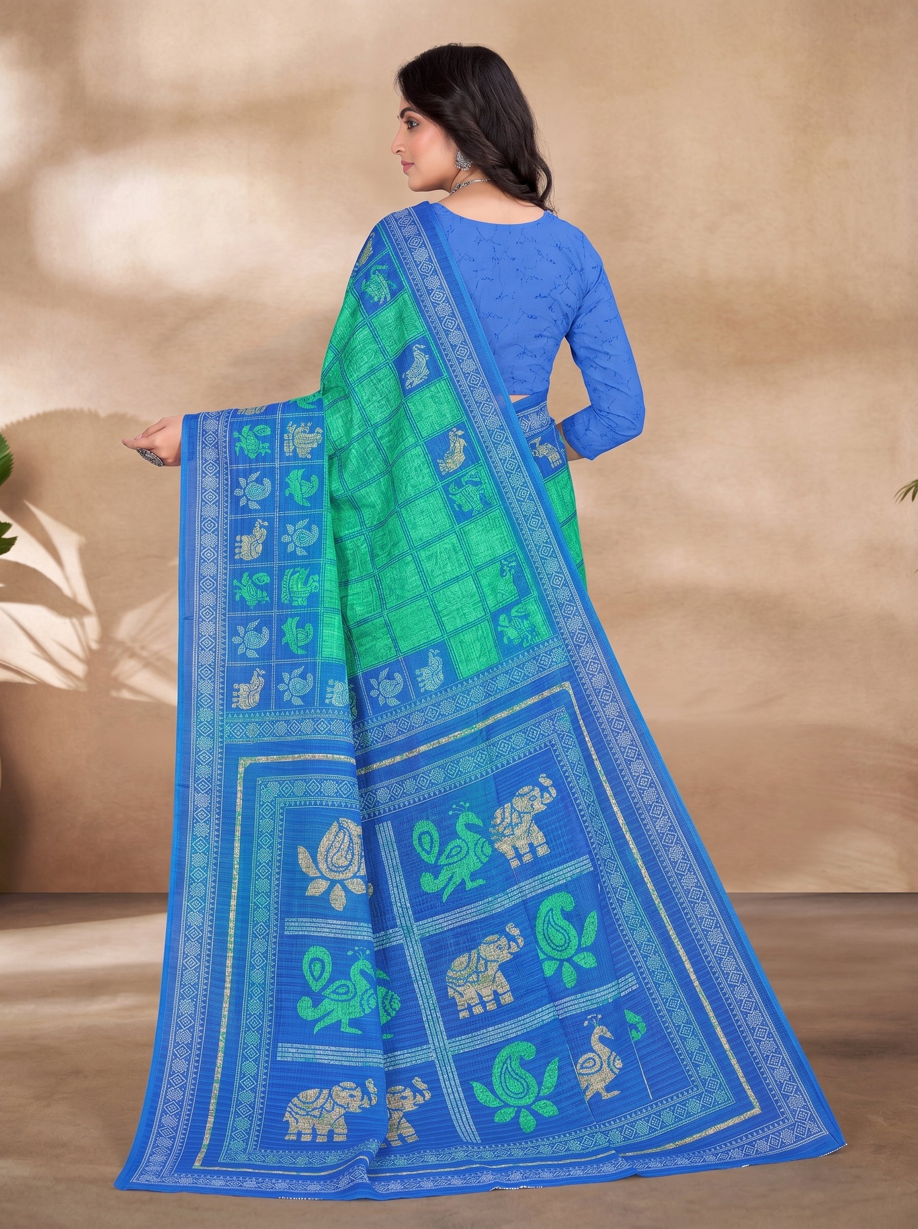 Back pallu