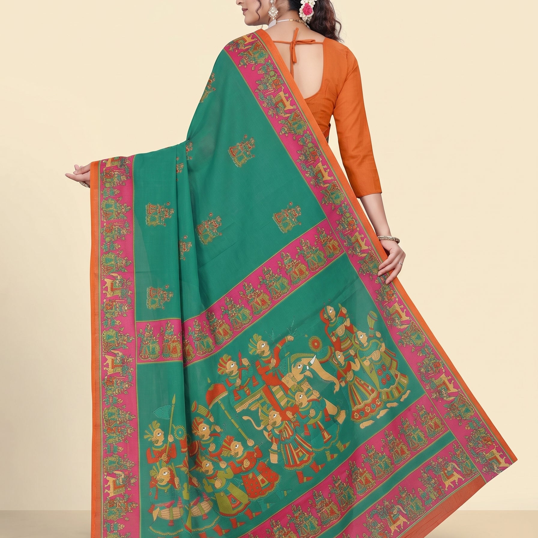 Back pallu
