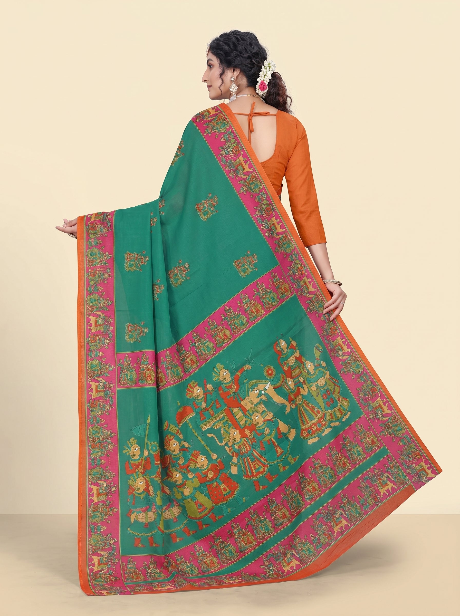 Back pallu