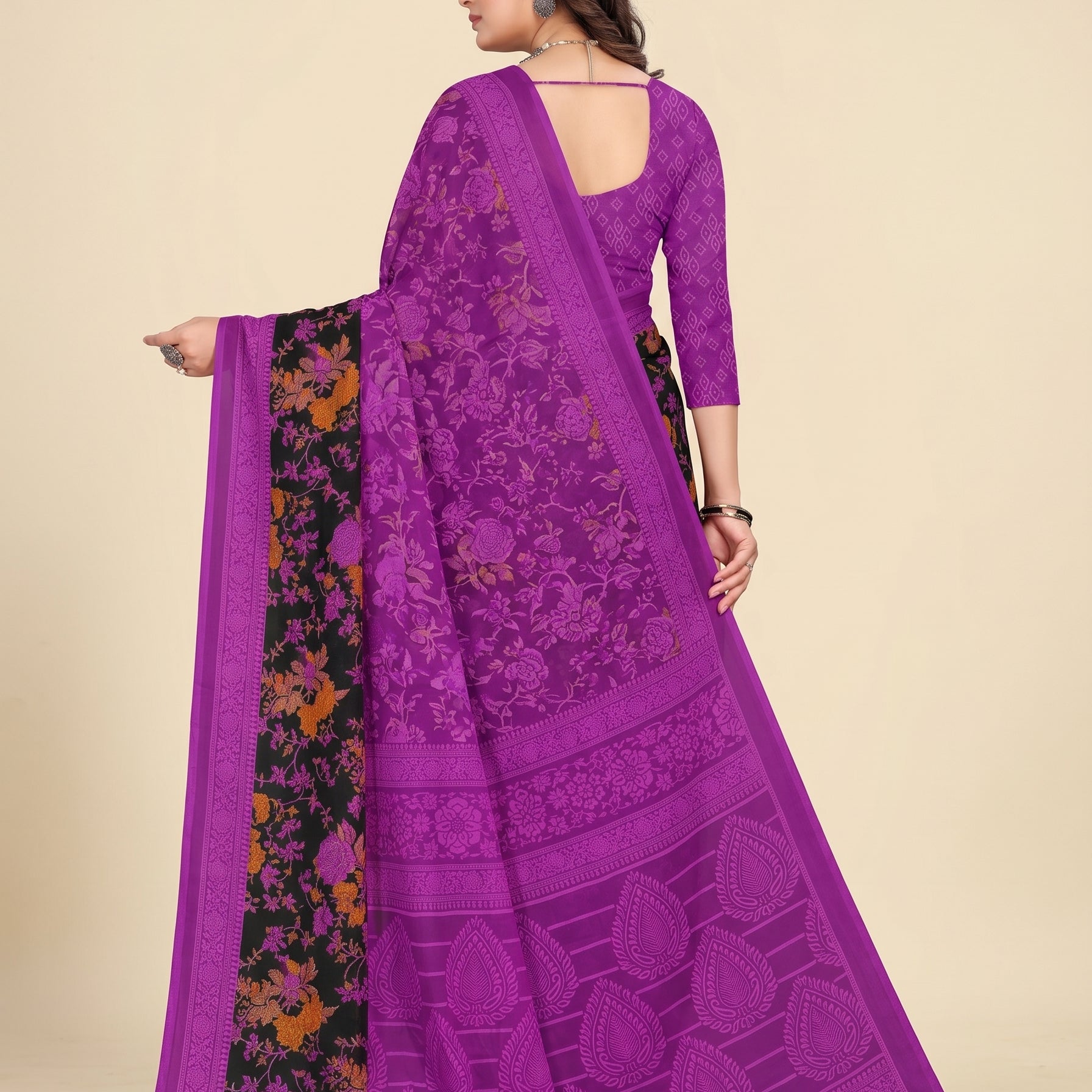 Back pallu