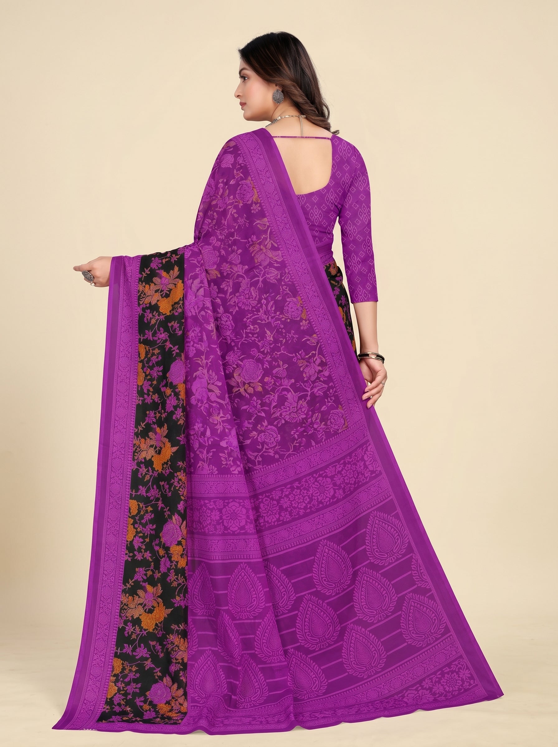 Back pallu