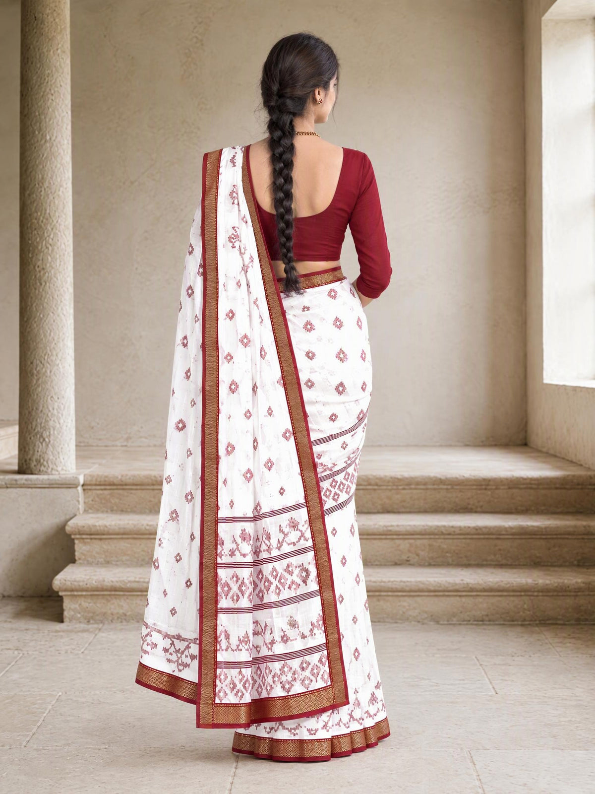 Back pallu [sku:BV-17604A]