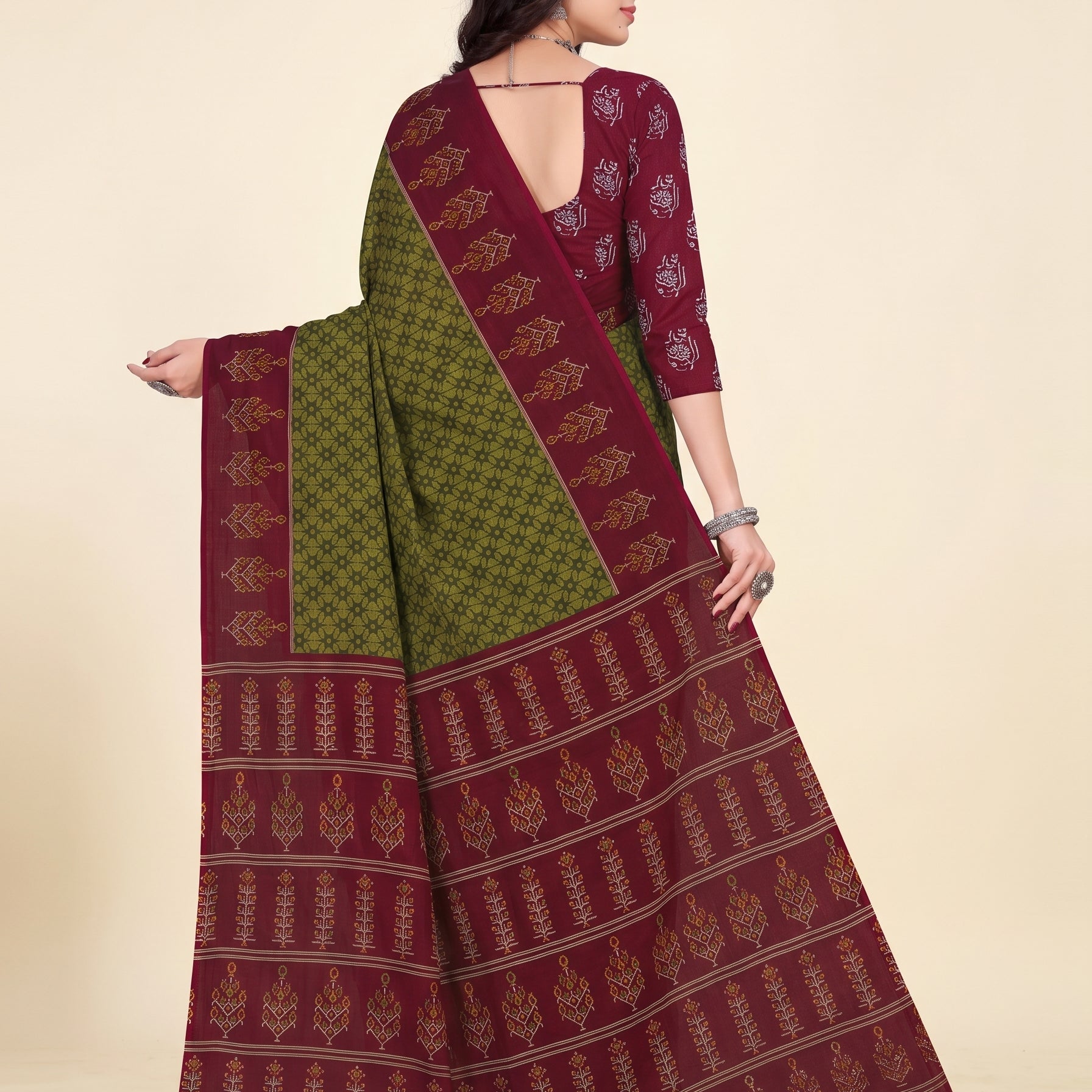 Back pallu