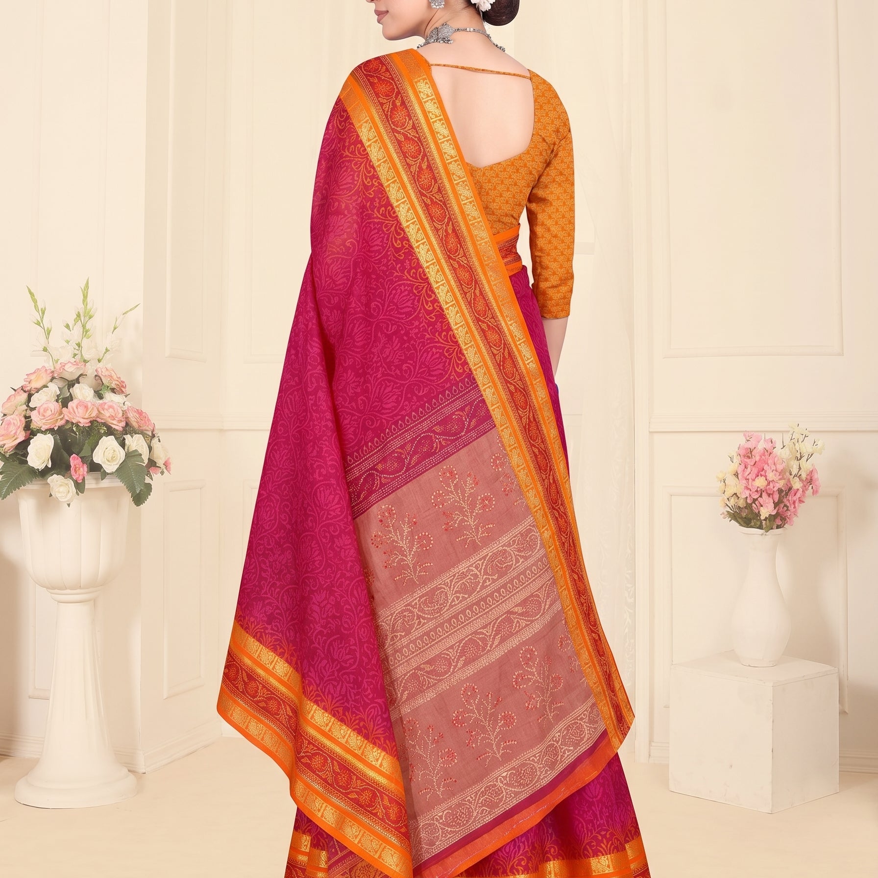 Back pallu