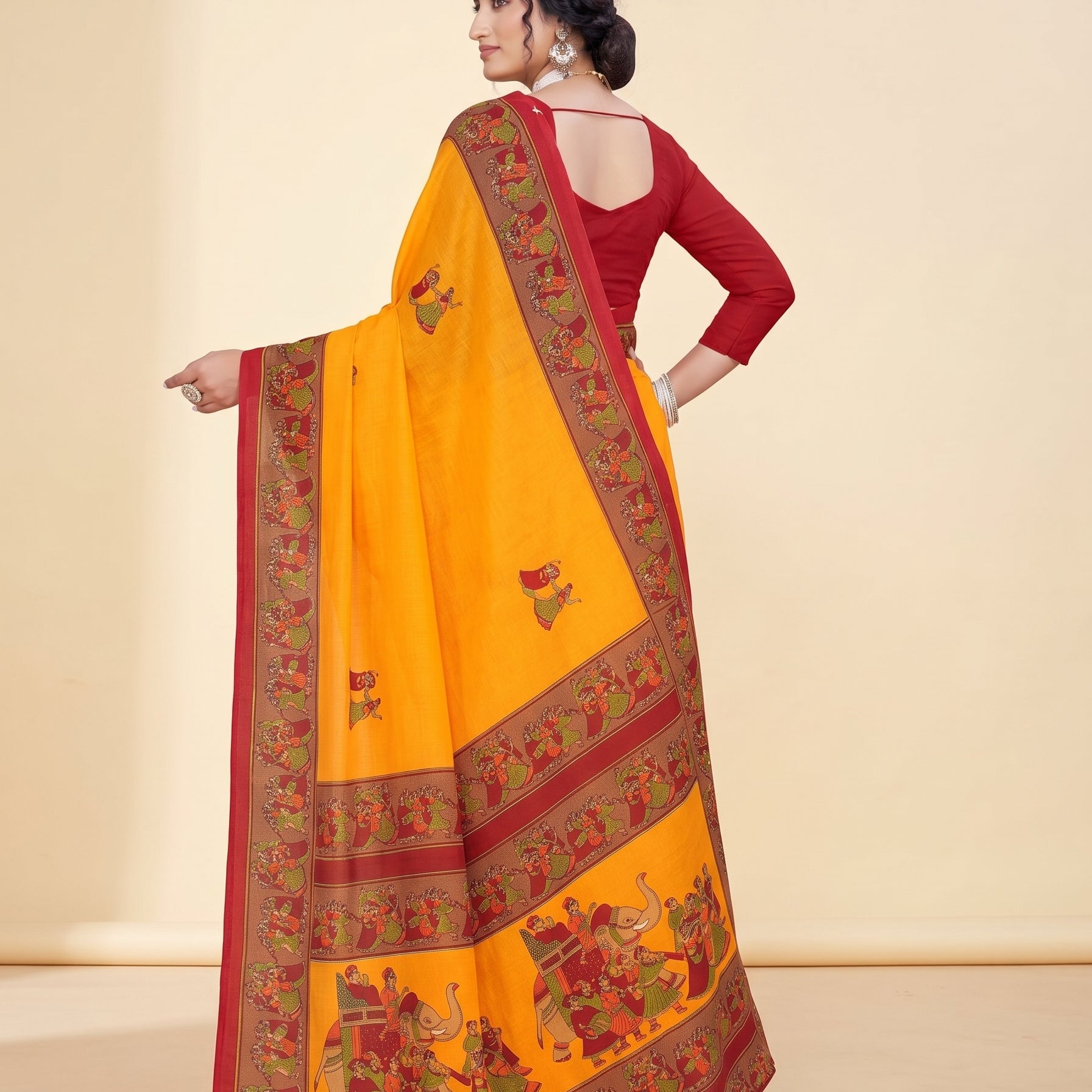 Back pallu