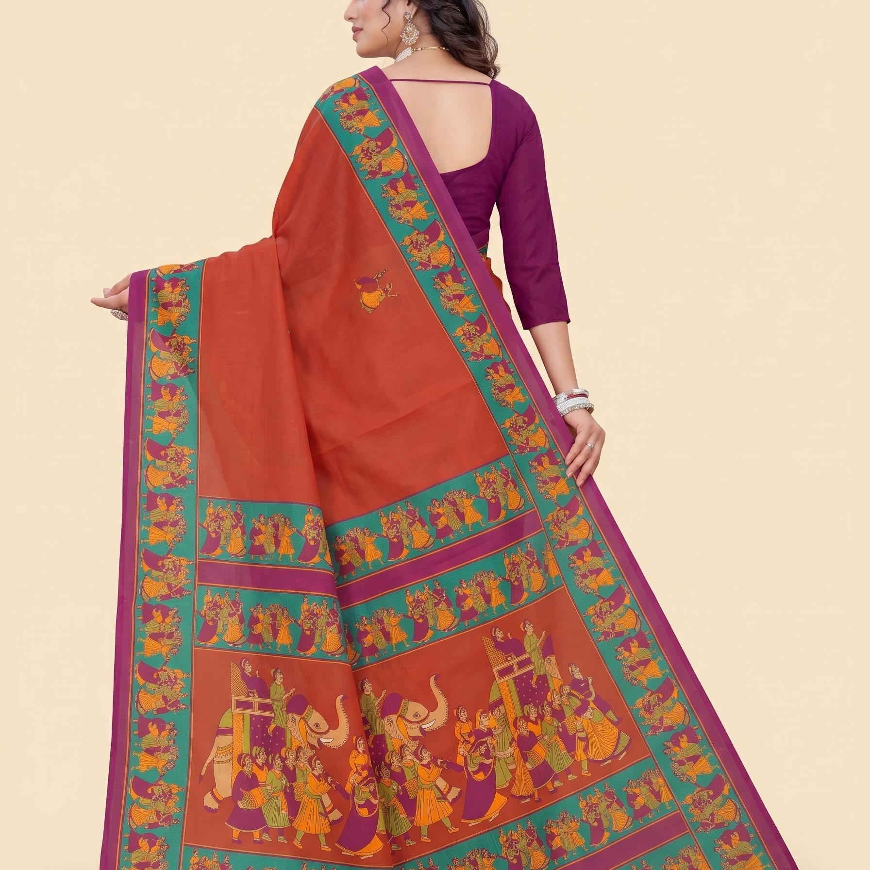 Back pallu