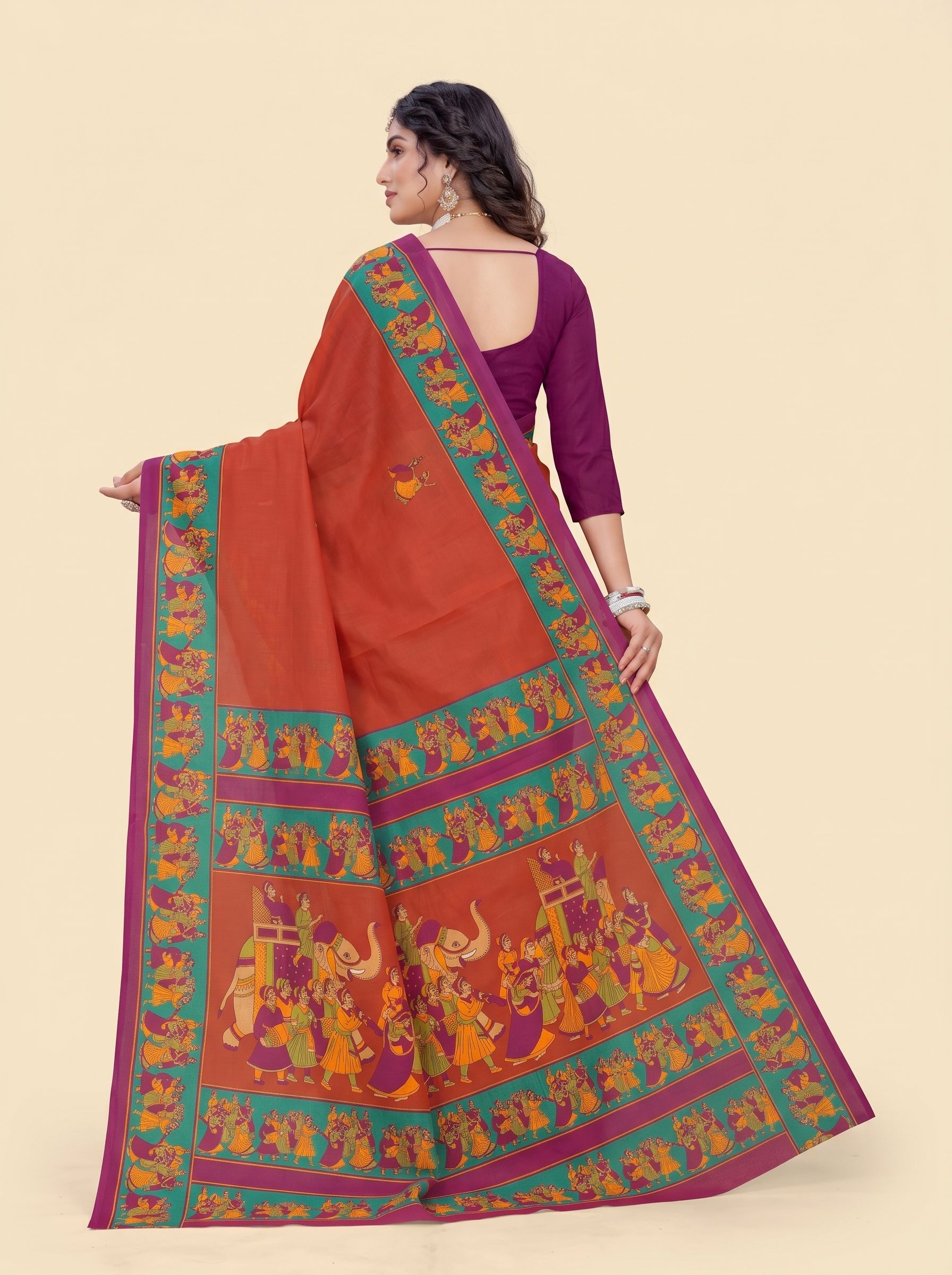 Back pallu