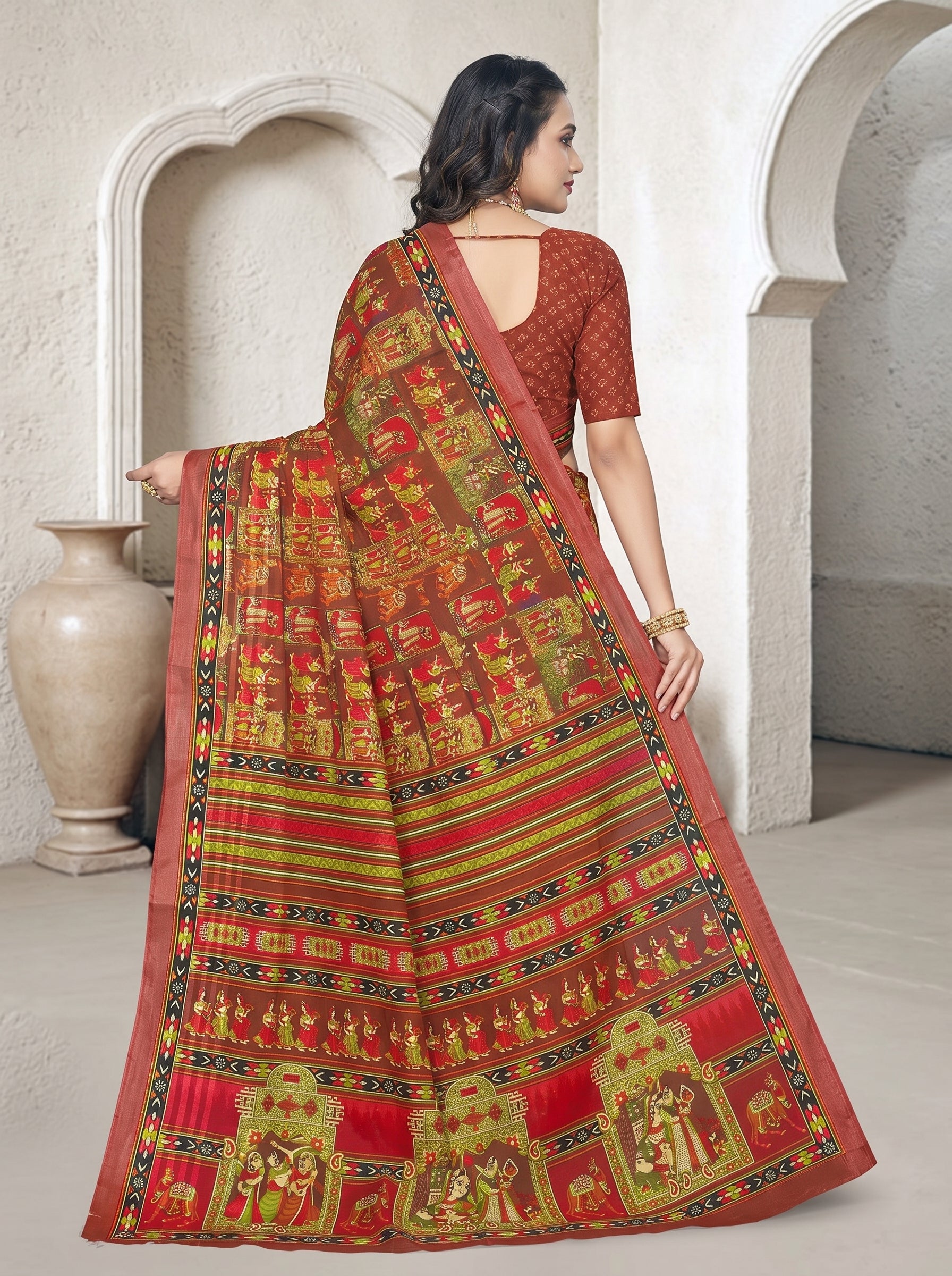 Back pallu [sku:D.NO. 59531]
