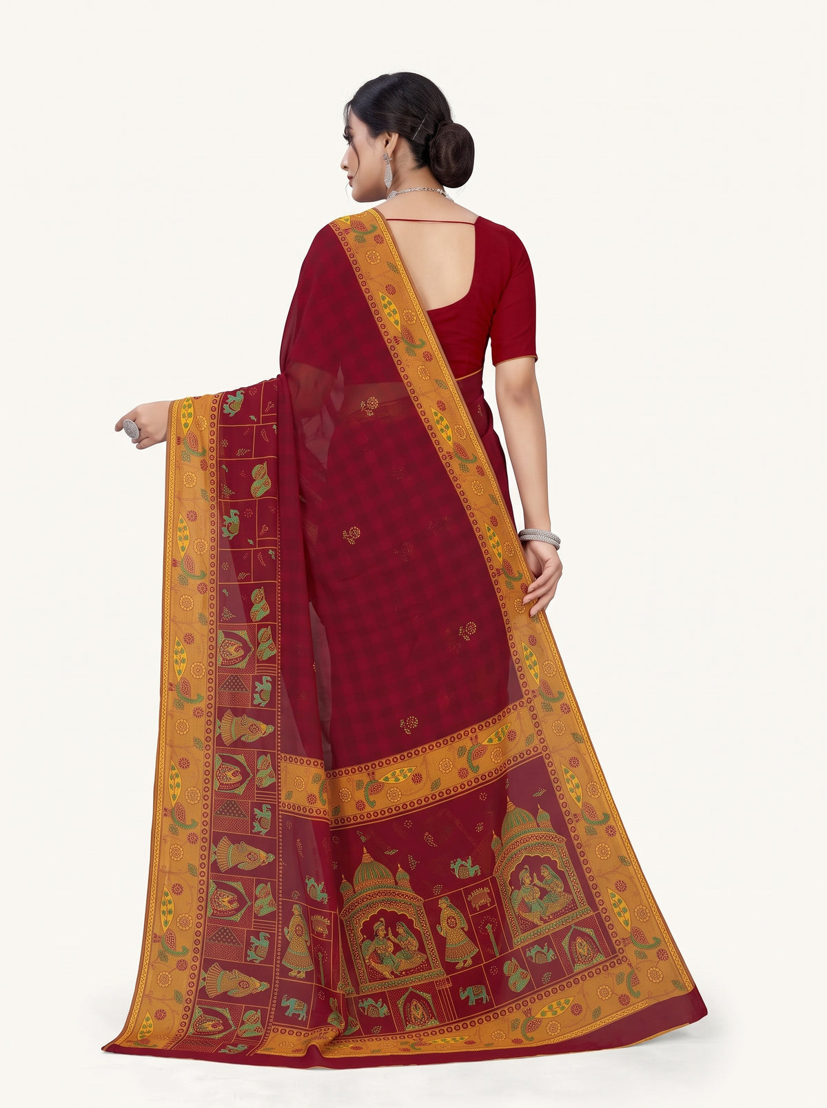 Shared back pallu [sku:D.NO.70093]