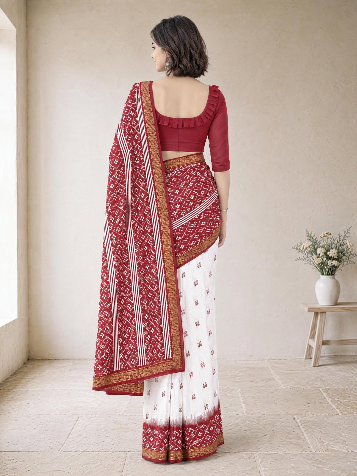 Back pallu [sku:BV-17608A]